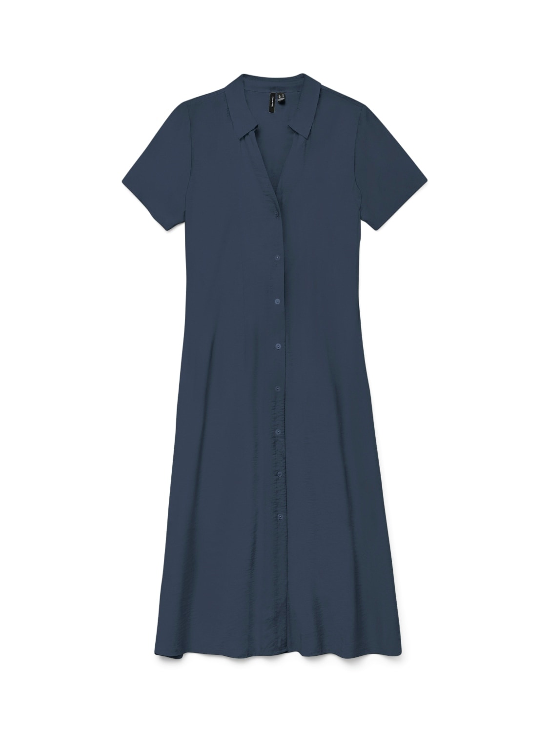 Vero Moda Blusenkleid »VMJOSIE S/S CALF SHIRT DRESS WVN GA« Viskosemischung, regular fit