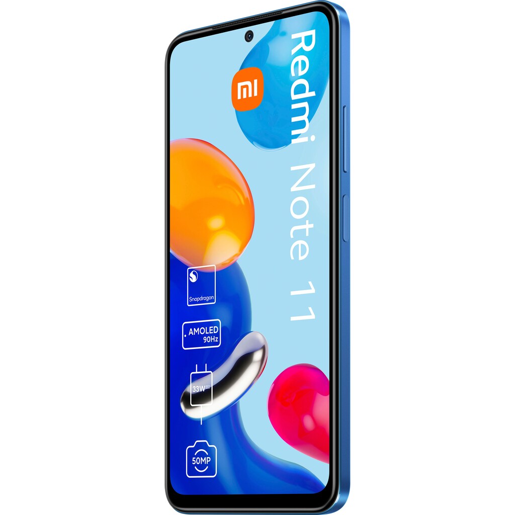 Xiaomi Smartphone »Redmi Note 11«, Twilight Blue, 16,33 cm/6,43 Zoll, 128 GB Speicherplatz, 50 MP Kamera