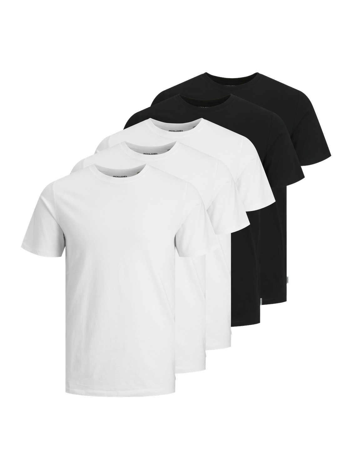 Jack & Jones T-Shirt »JJEORGANIC BASIC TEE SS O-NE 5PK MP NOOS«, (Packung, 5 tlg., 5er-Pack)