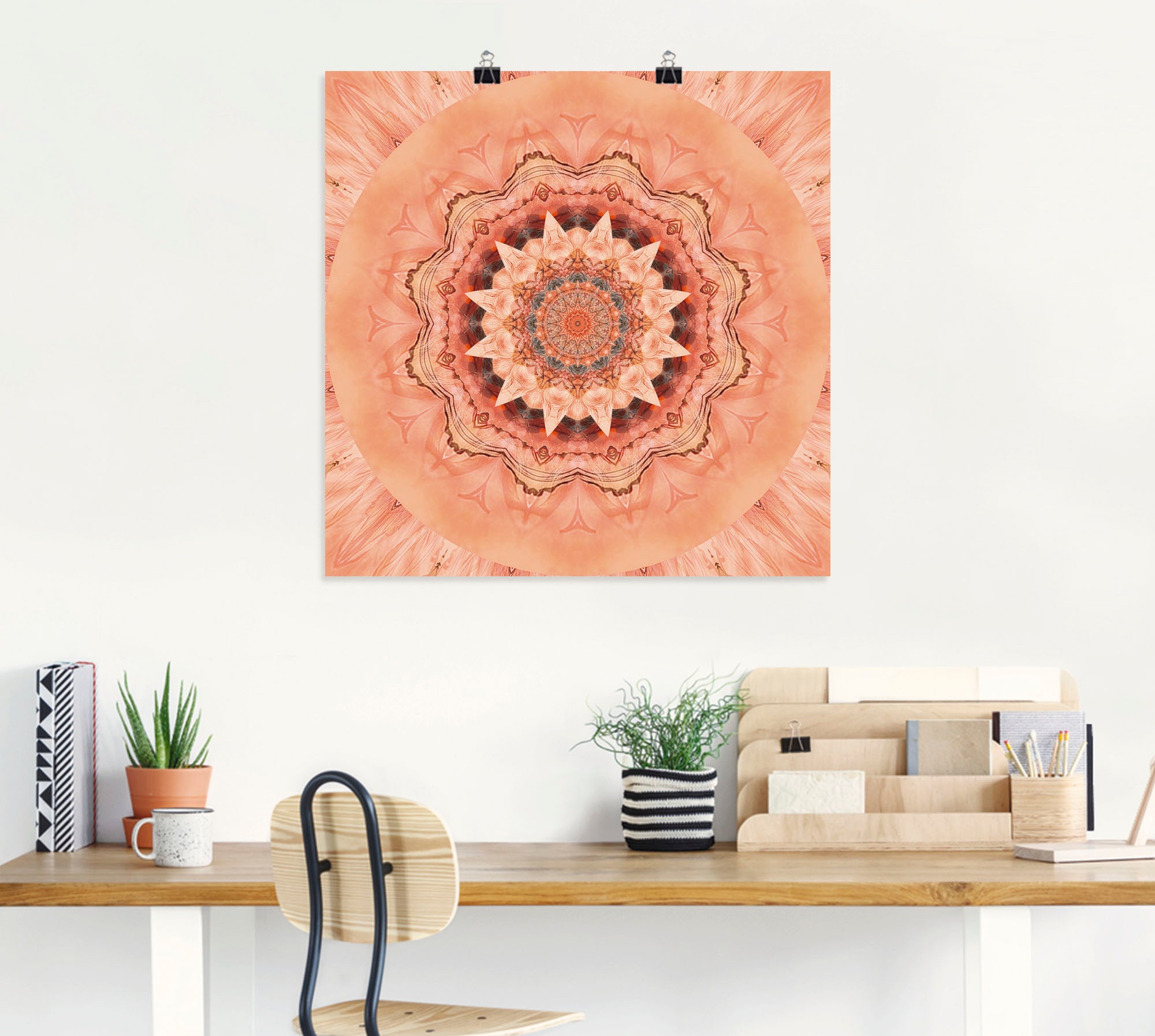 Artland Wandbild »Mandala Barmherzigkeit«, Muster, (1 St.), als Leinwandbild, Poster in verschied. Größen