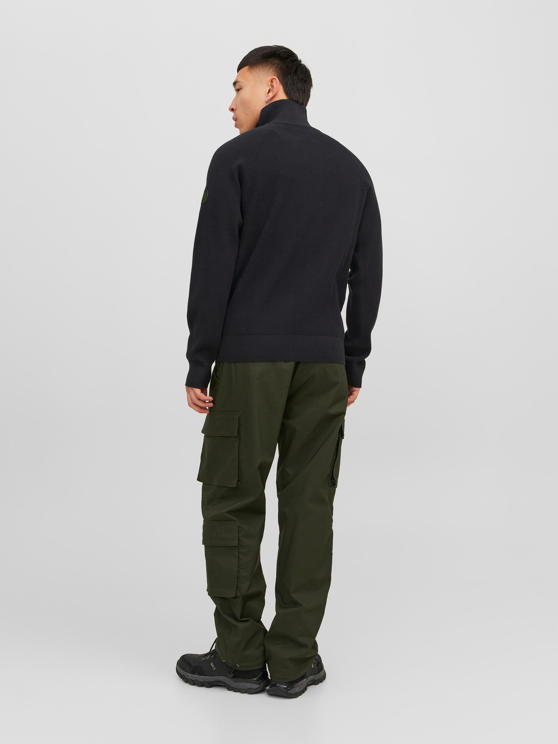 Jack & Jones Stehkragenpullover »JCOFILO KNIT HALF ZIP SN«
