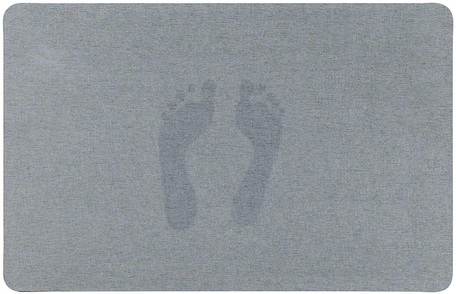 WENKO Badematte, fußbodenheizungsgeeignet-schnell trocknend, wasserabsorbierend, rutschfeste Unterseite, Polyester-Oberfläche