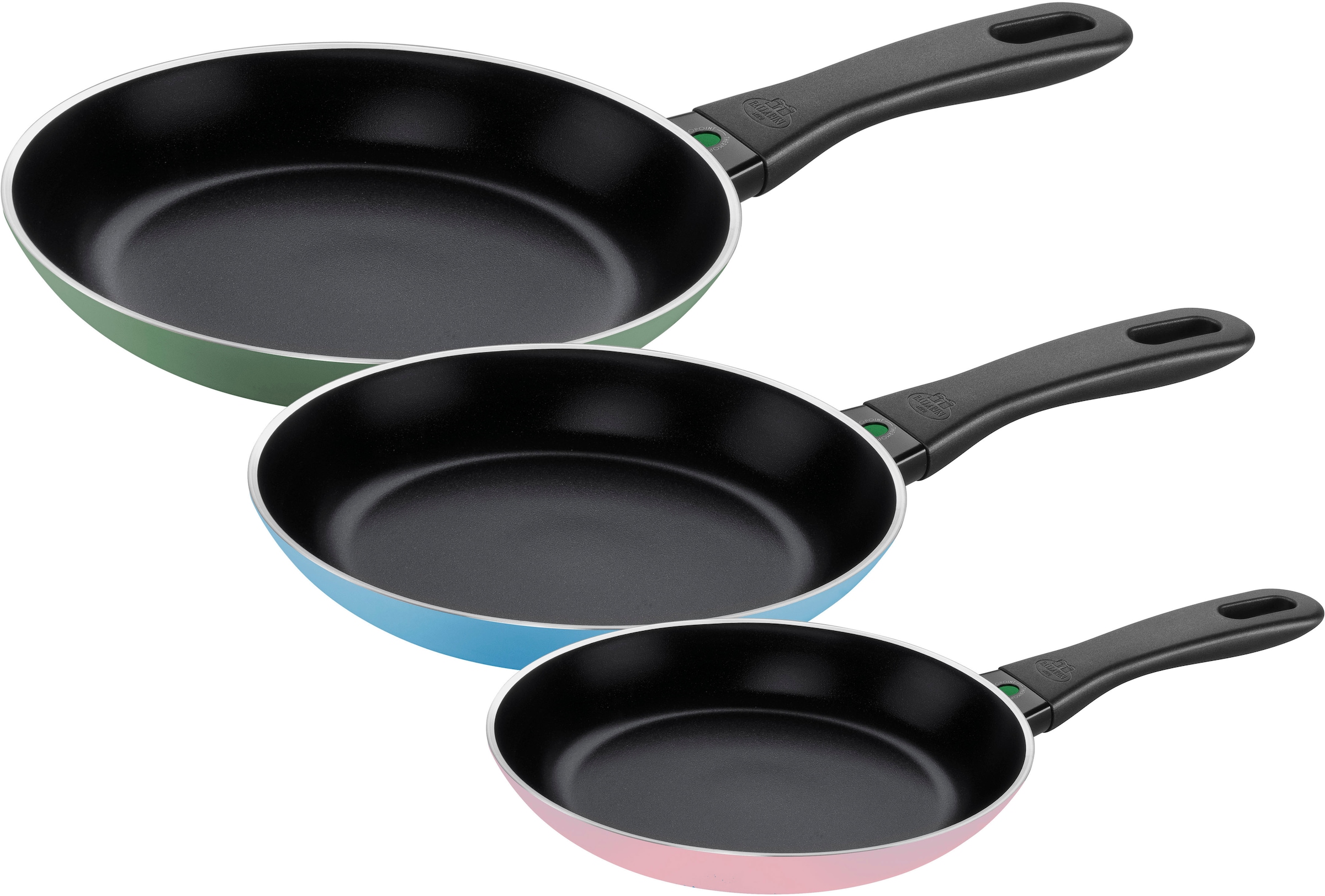 Pfannen-Set »Bratpfanne Caprera«, Aluminium, (Set, 3 tlg., 1 Bratpfanne 28 cm, 1...