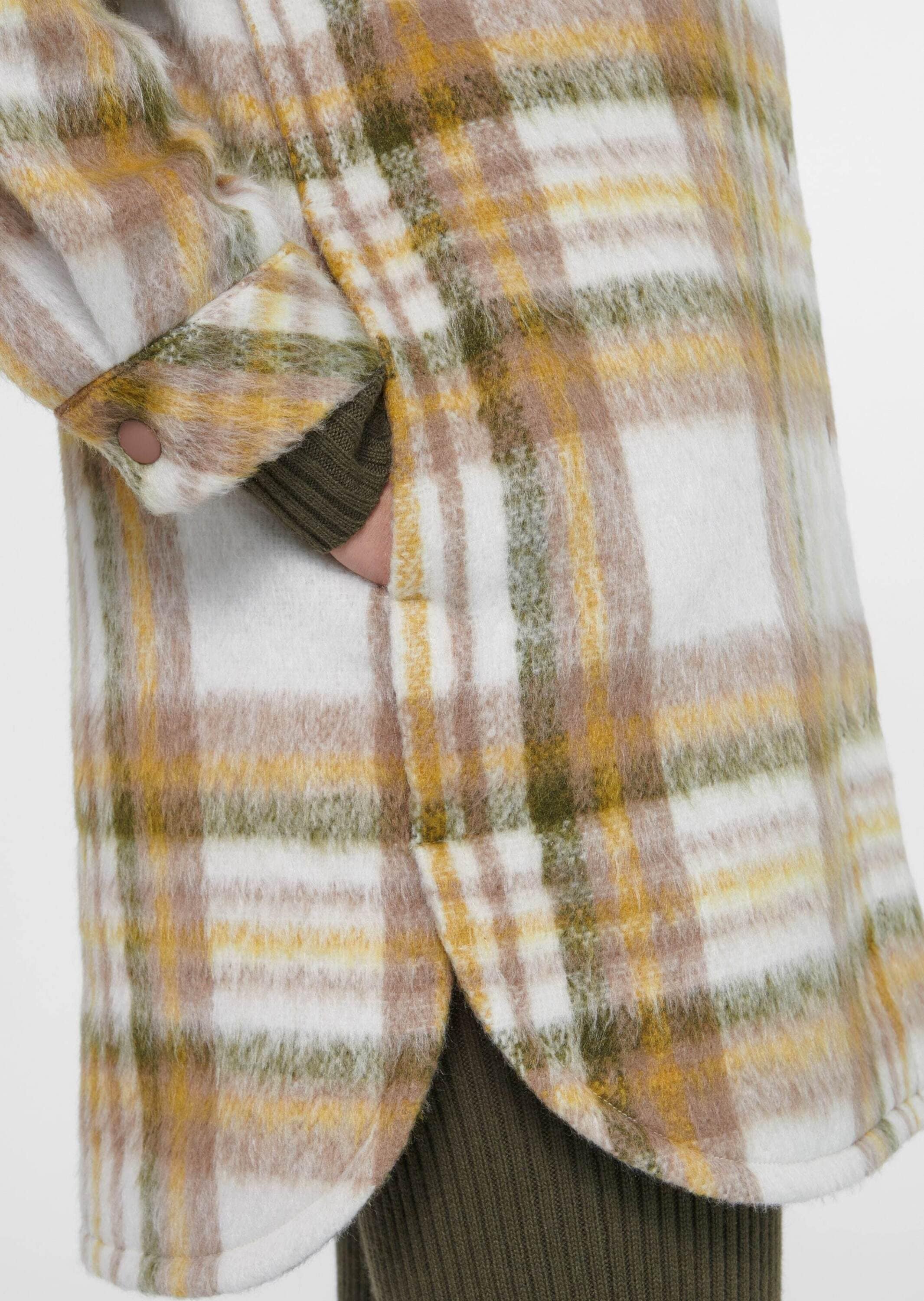 MADELEINE Outdoorjacke »Jacke Lange Hemdjacke mit Karo-Muster«