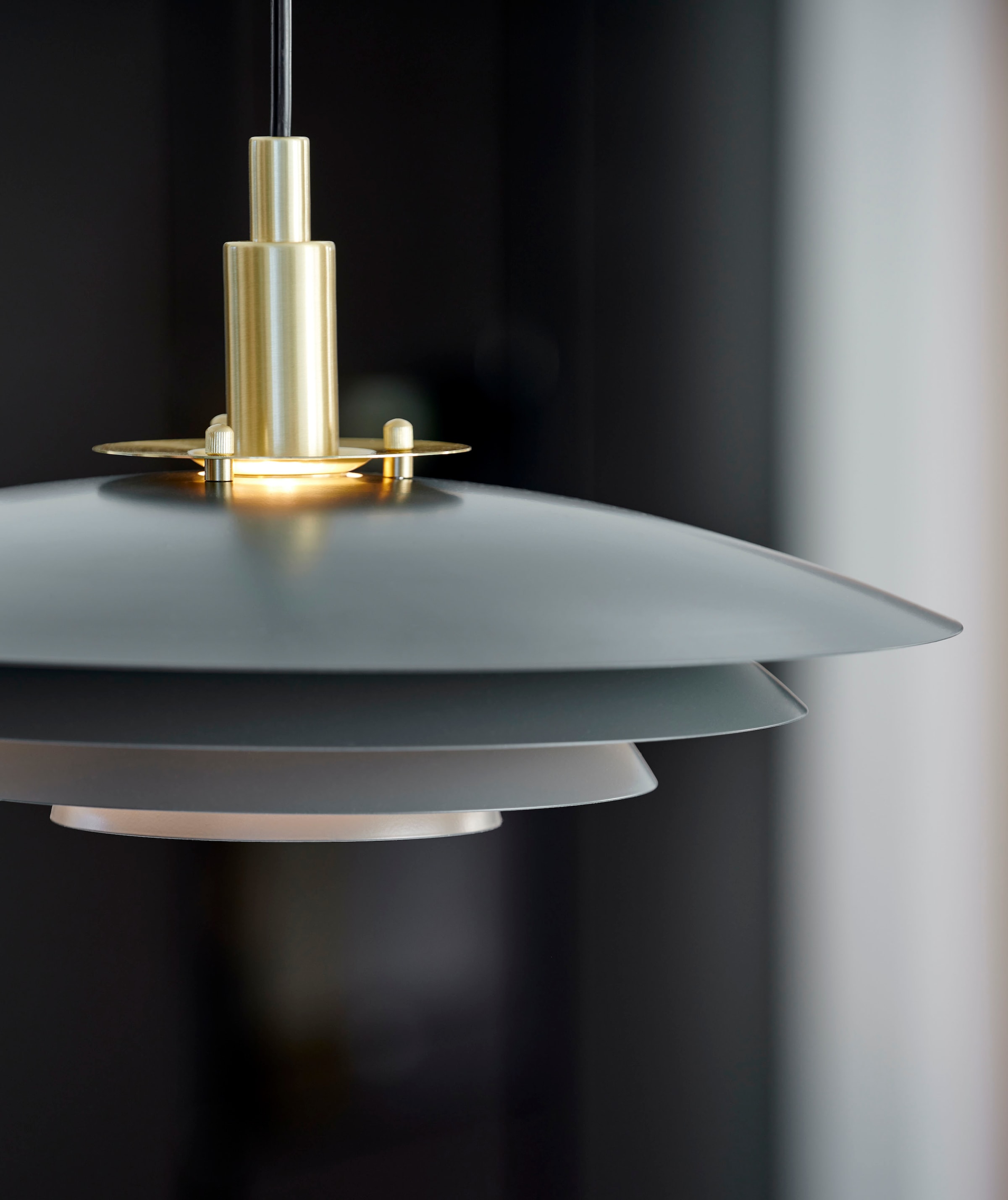 Nordlux Pendelleuchte »Bretagne«,  Innen weiß gefärbt für optimales Licht,  stabiles Metall-Gehäuse, geeignet für GU9 Leuchtmittel