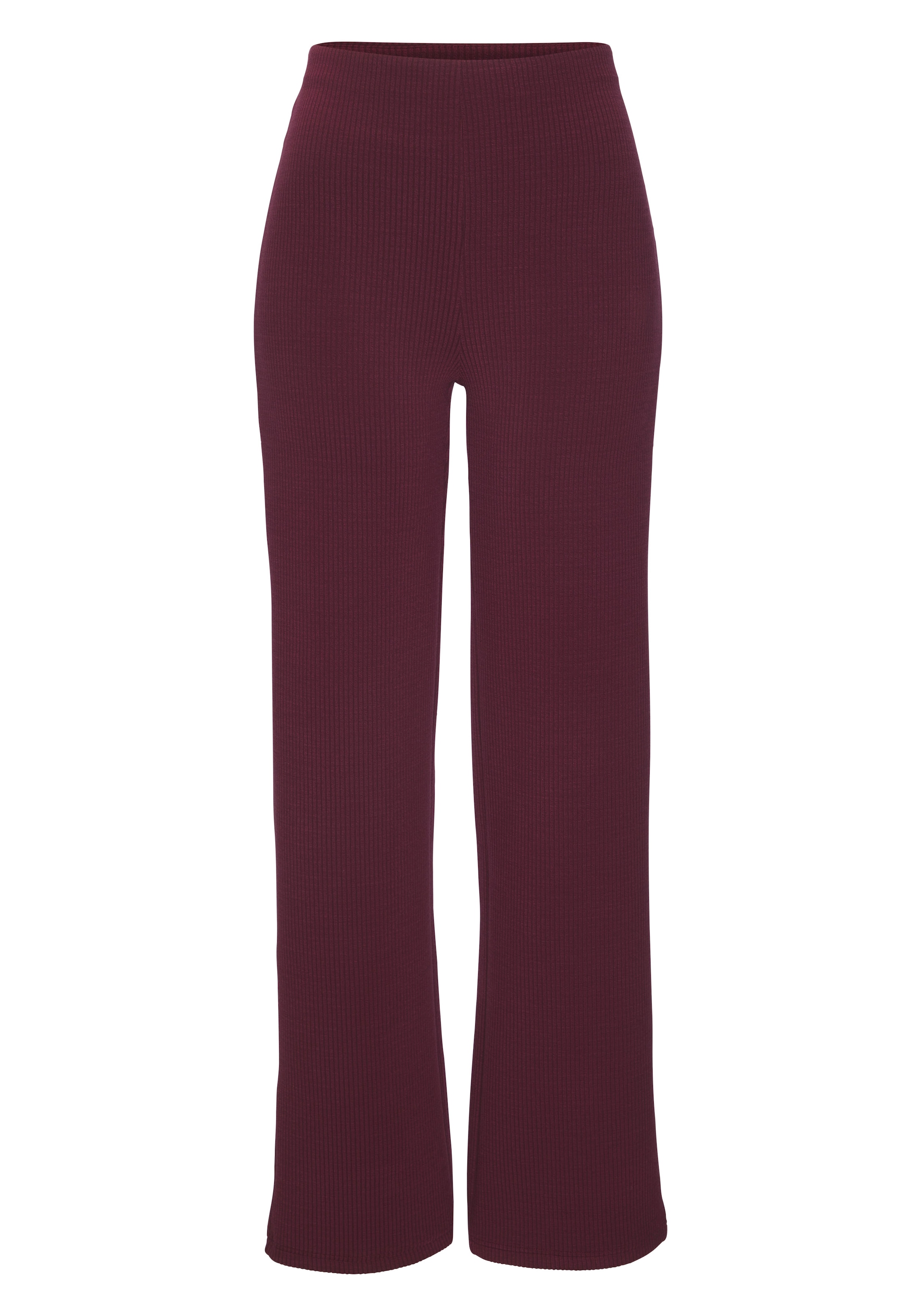 LASCANA ACTIVE Sporthose  aus elastischer Rippstruktur