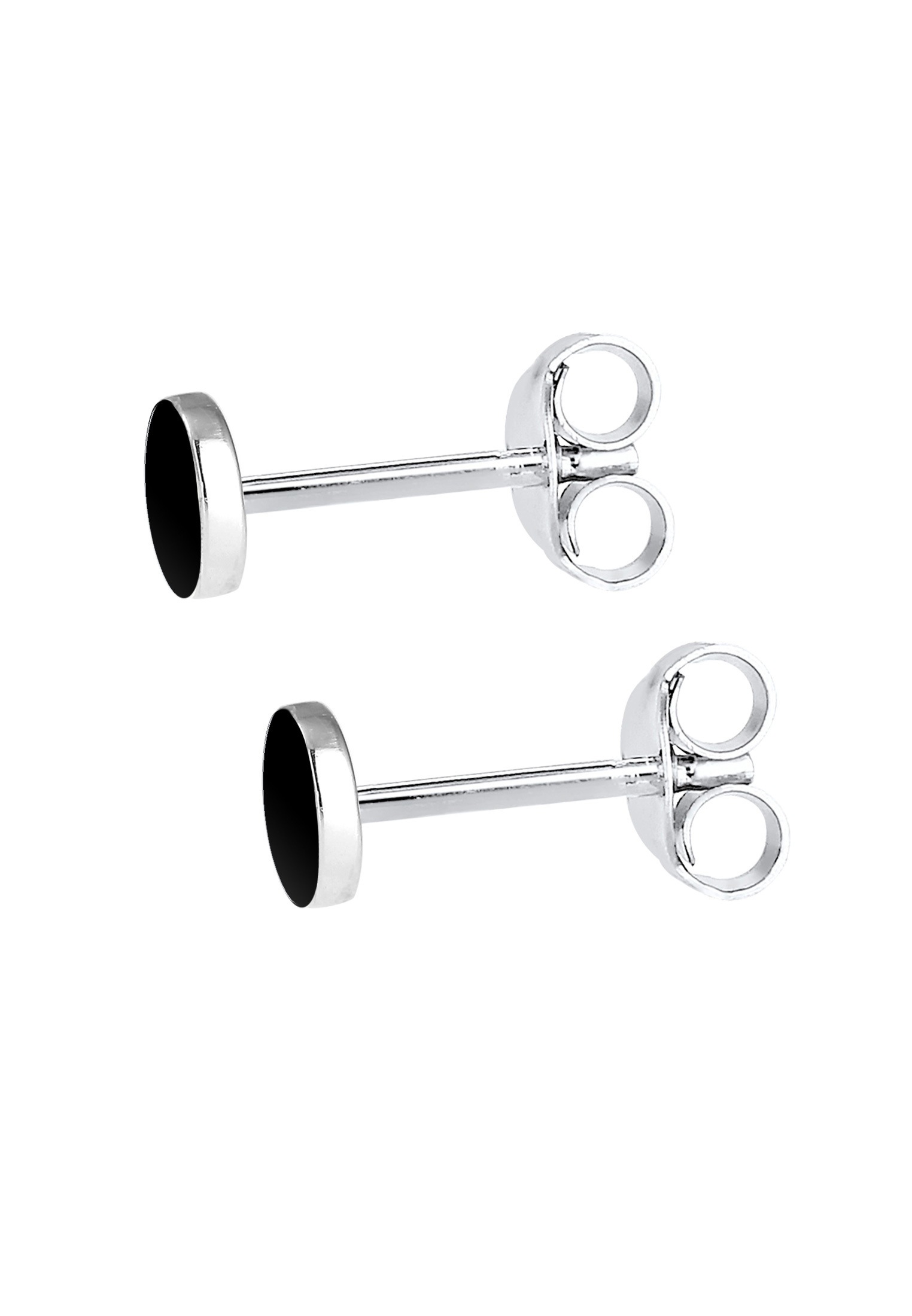 Elli Paar Ohrstecker »Ohrringe Rund Basic Geo 925 Silber Neuheit«
