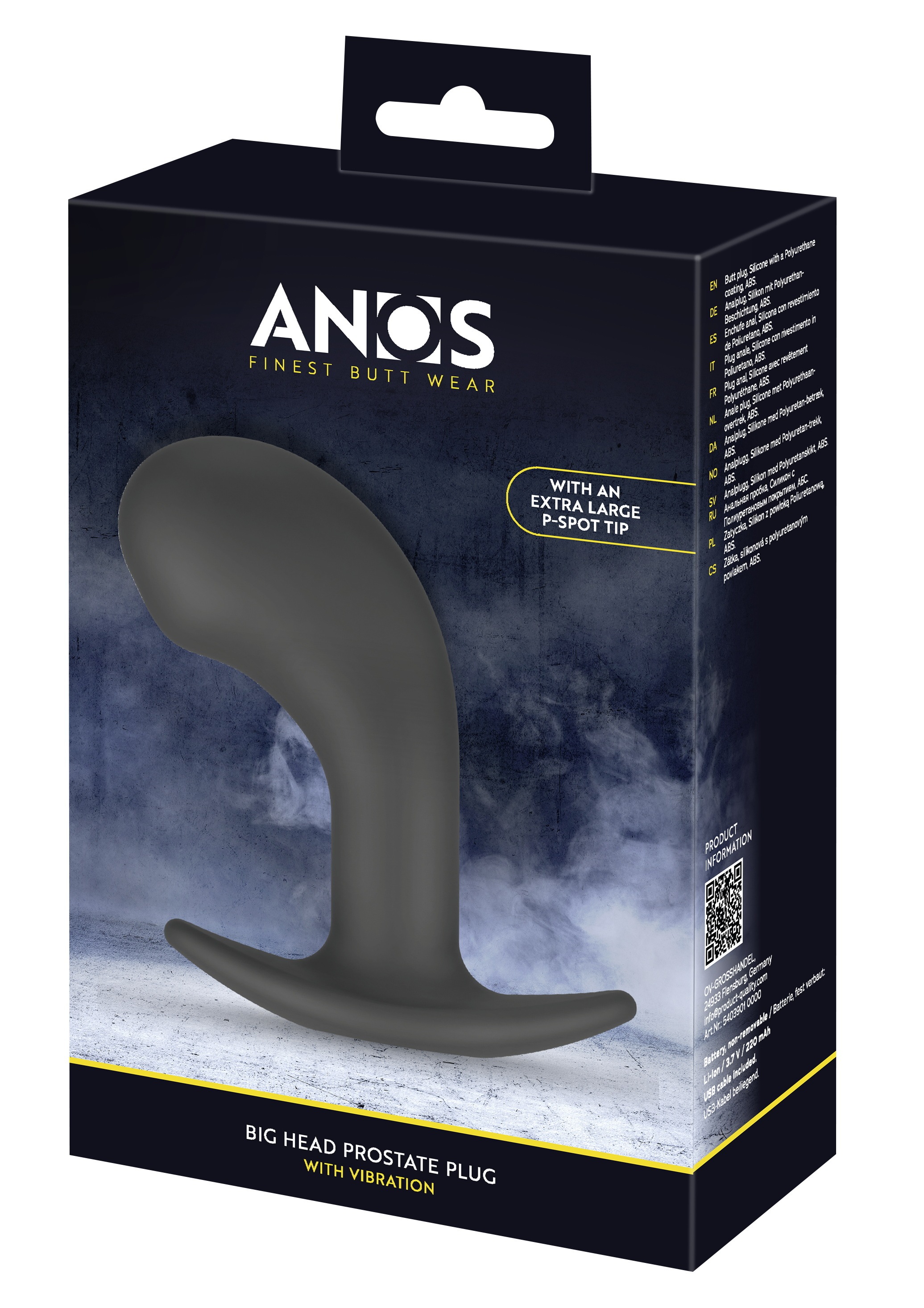 ANOS Anal-Stimulator »Analvibrator Big Head Prostate Plug« ()