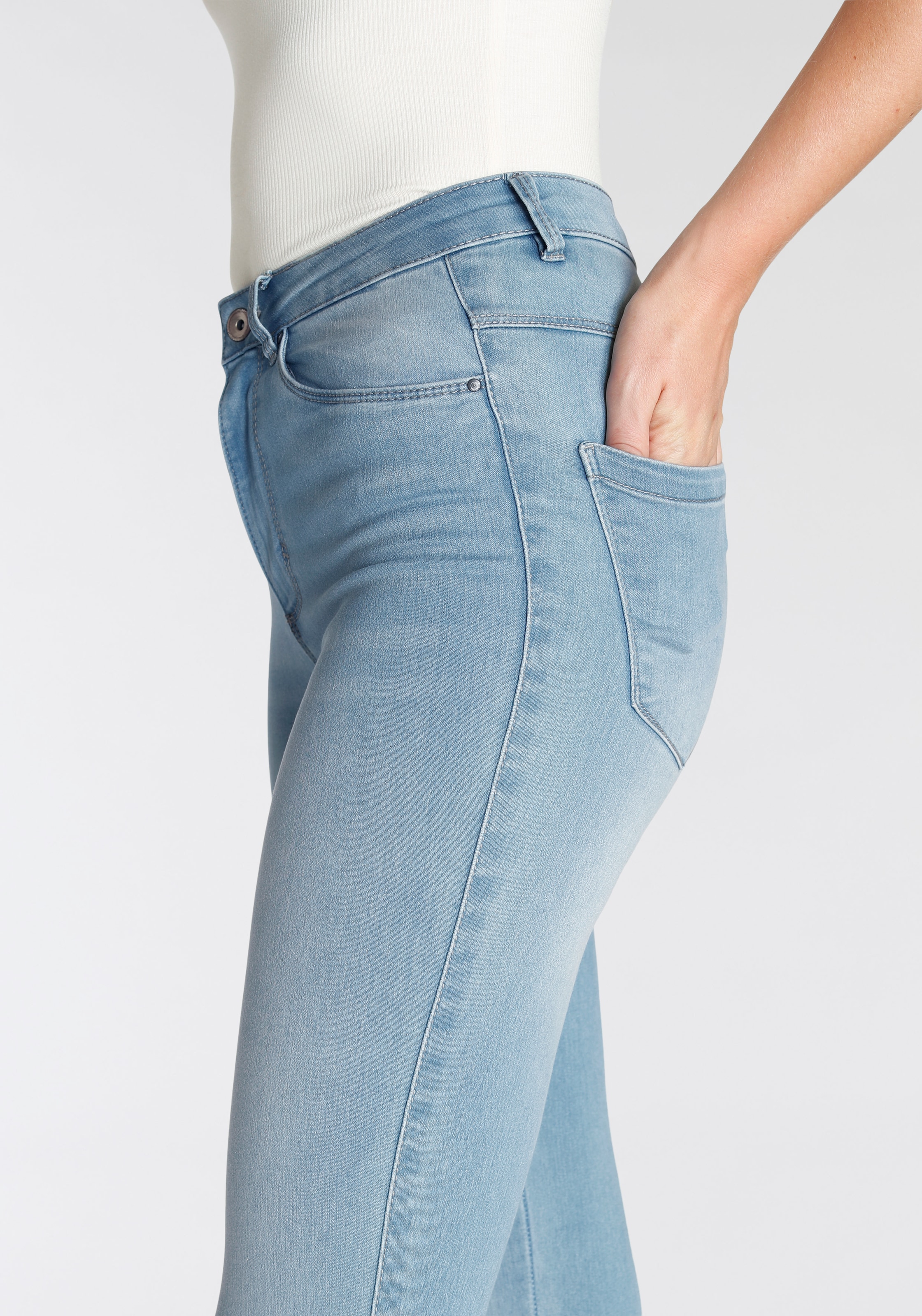 ONLY High-waist-Jeans »ONLROYA HW SKINNY BJ13964«, im 5-Pocket-Design
