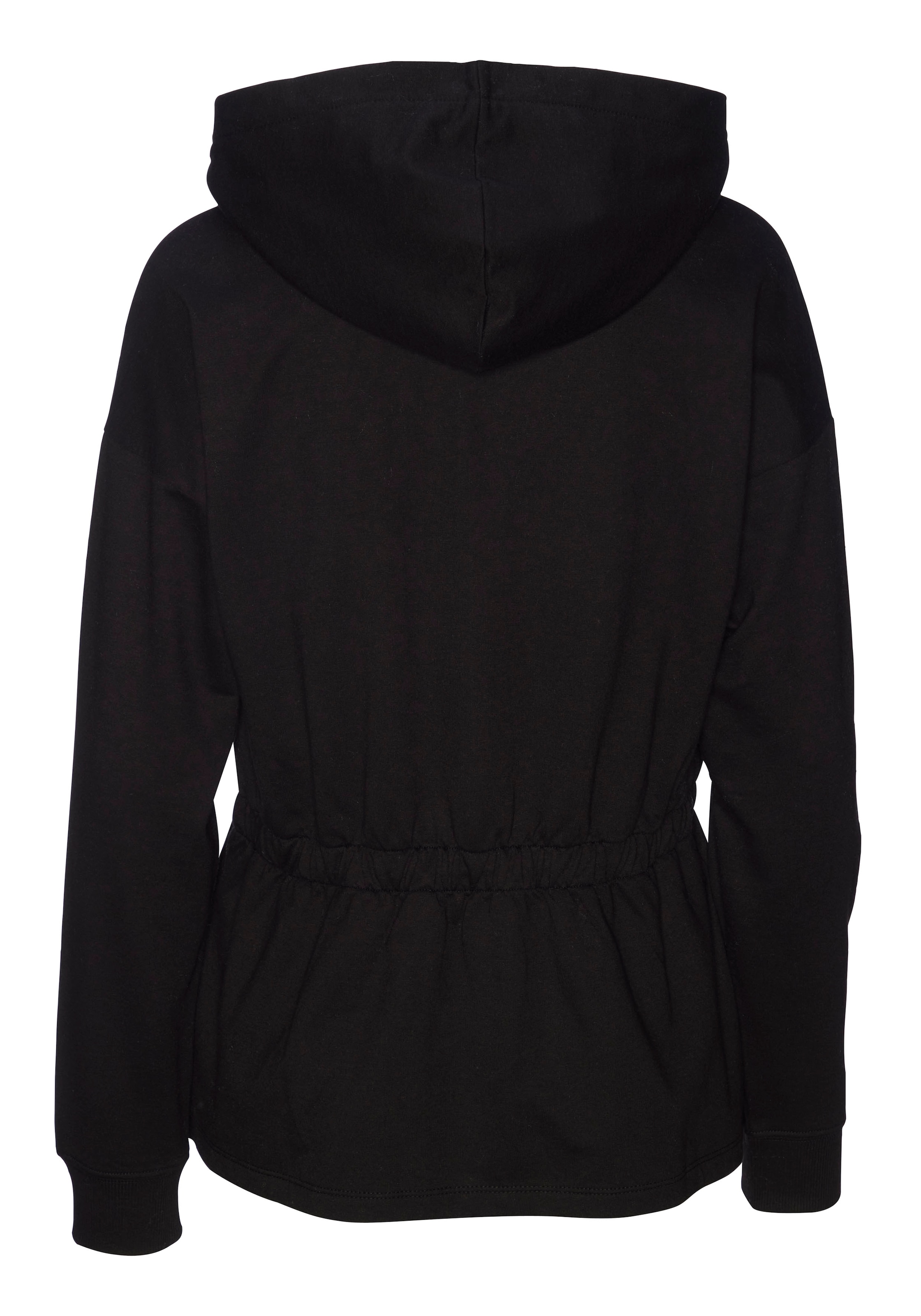 LASCANA Sweatjacke, mit Tunnelzug in der Taille, Loungewear