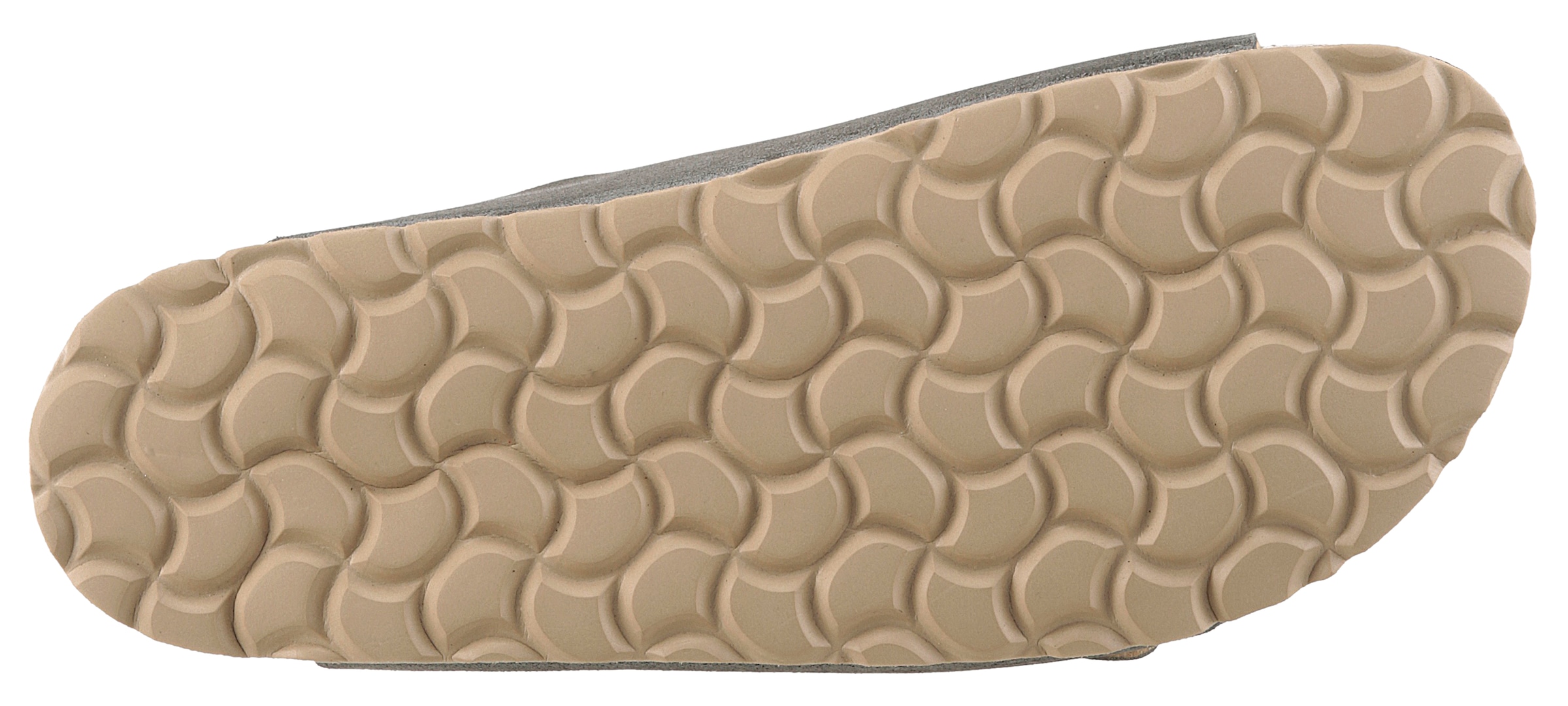 VERBENAS Pantolette »Randell Velour«, Sommerschuh, Schlappen, Hausschuh, Urlaubschuh mit Softfußbett