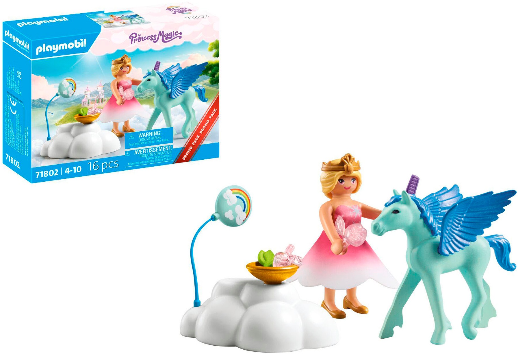 Playmobil® Konstruktions-Spielset »Pegasus-Geburtstag (71802), Playmobil Magic«, (16 St.), Made in Europe
