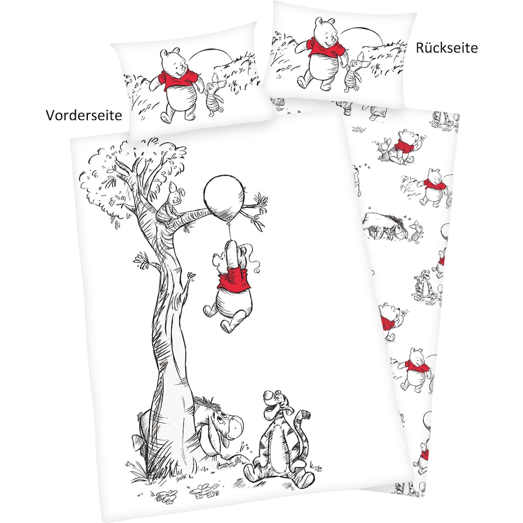 Disney Babybettwäsche »Disney´s Winnie Pooh«, mit liebevollem Motiv