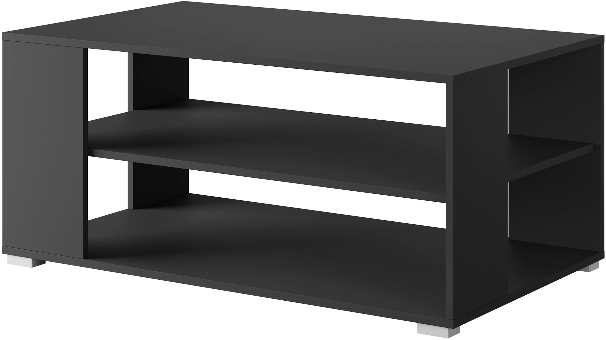 INOSIGN Couchtisch »Kenia«, (1 St.), Rechteckiger Kaffetisch, 100x66 cm, mit 2 Ablageböden