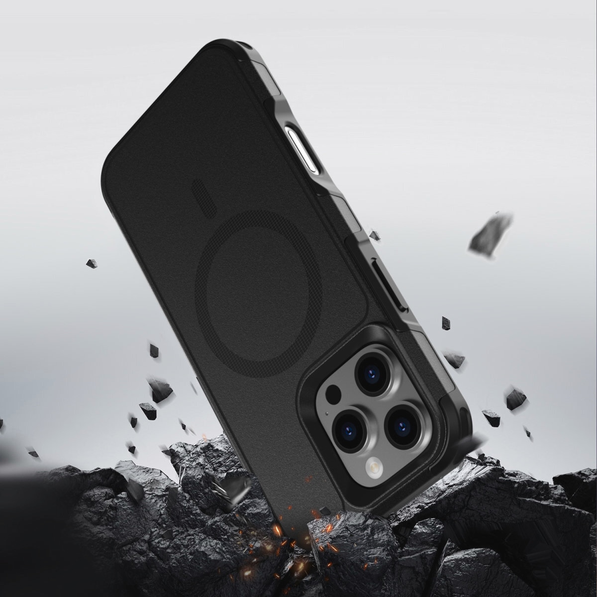 4smarts Handyhülle »Defend Case für Apple iPhone 16 Pro«, Backcover, Schutzhülle, Handyschutzhülle, Case, Schutzcase, stoßfest