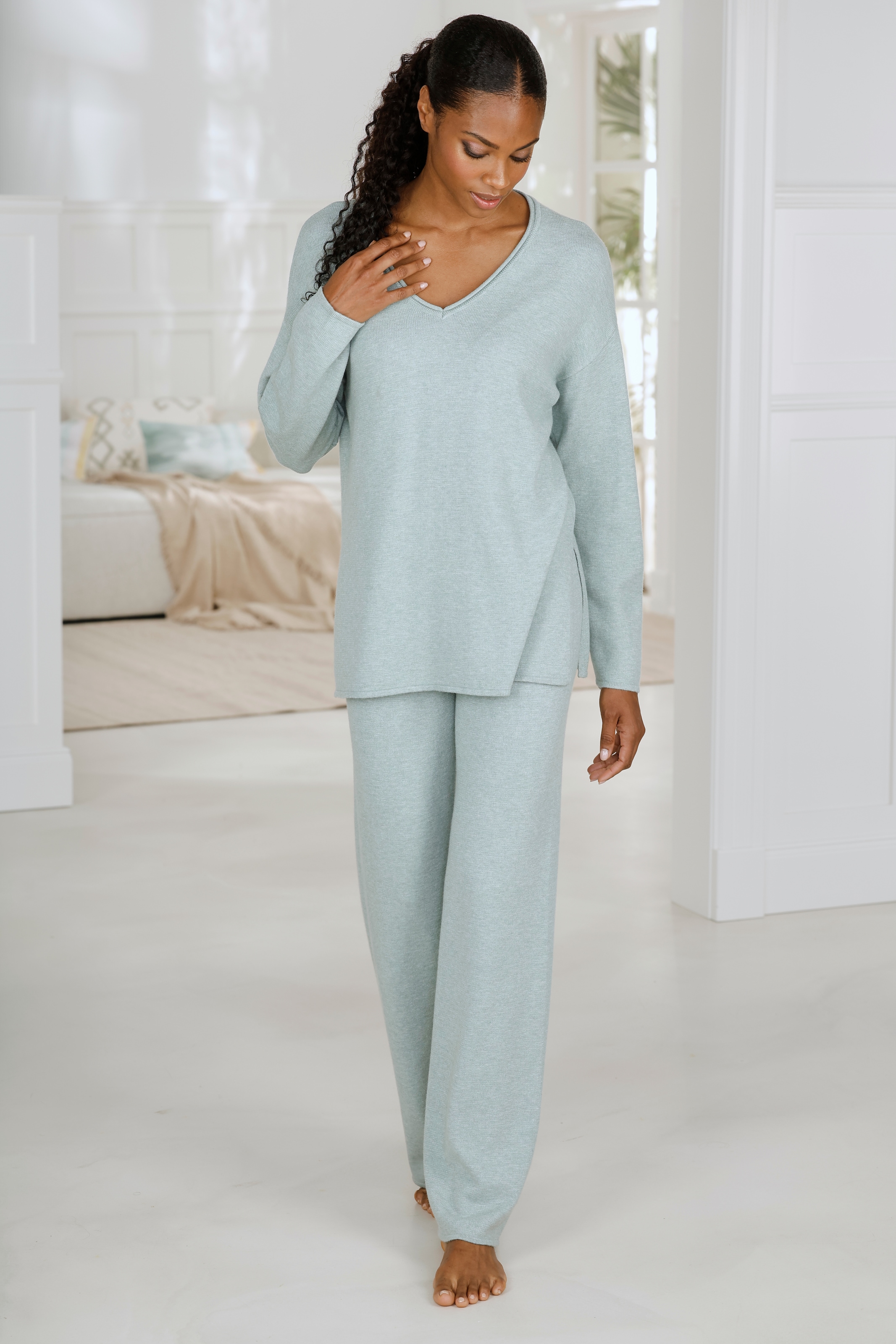 LASCANA Strickpullover , aus hochwertigem Strick