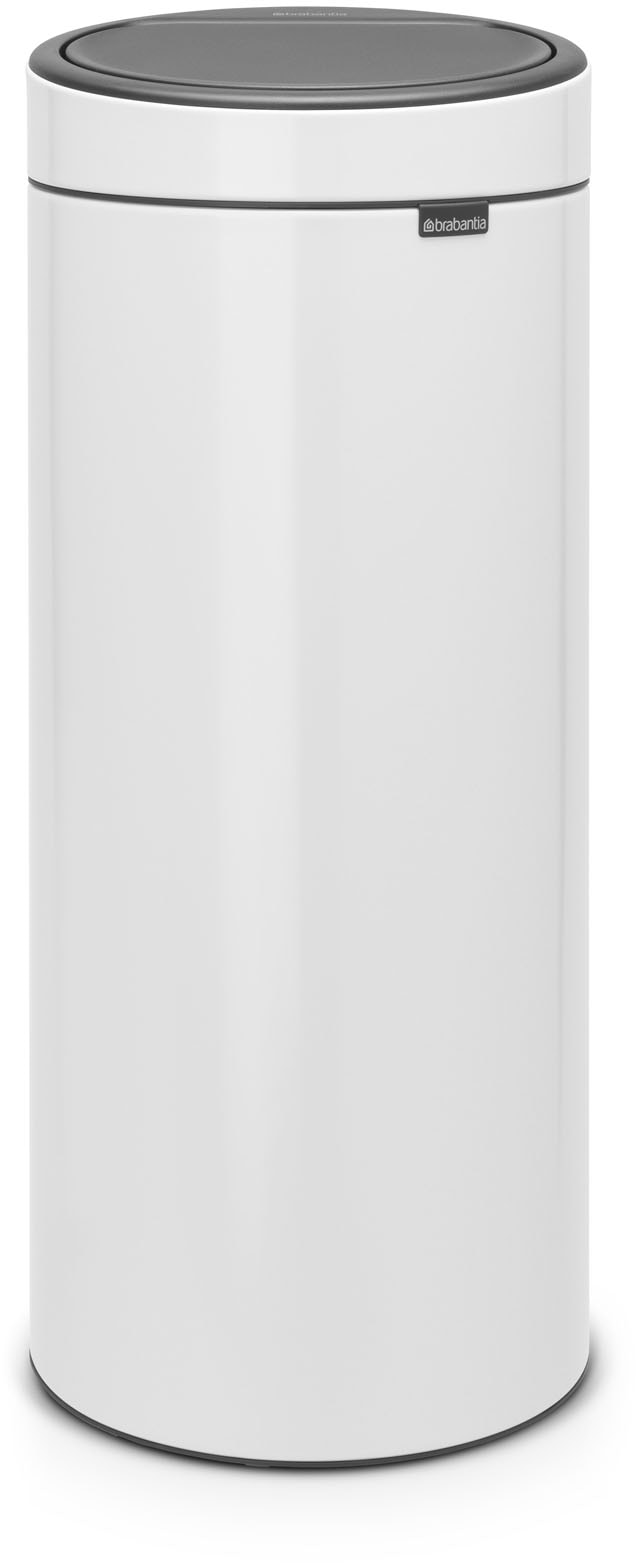 Brabantia Mülleimer »Touch Bin New in weiß, Größe B/H/T: 29,5 cm x 72 cm x 32 cm