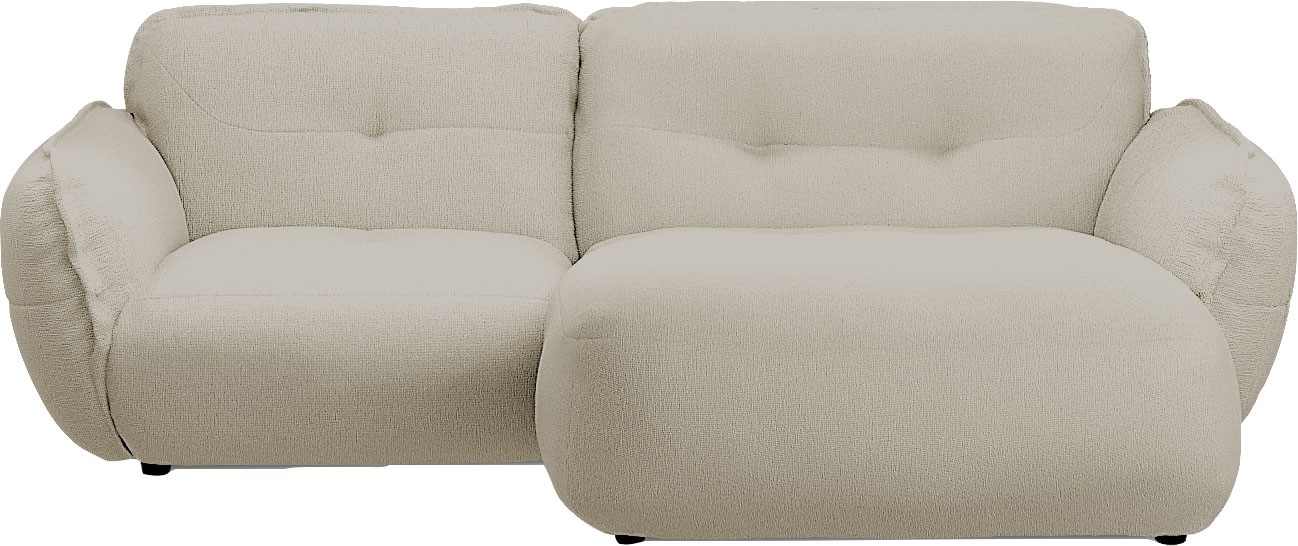 BETYPE Ecksofa »Be Fluffy« Softes Sitzgefühl, moderne Kedernaht, hochwertiger Bezug