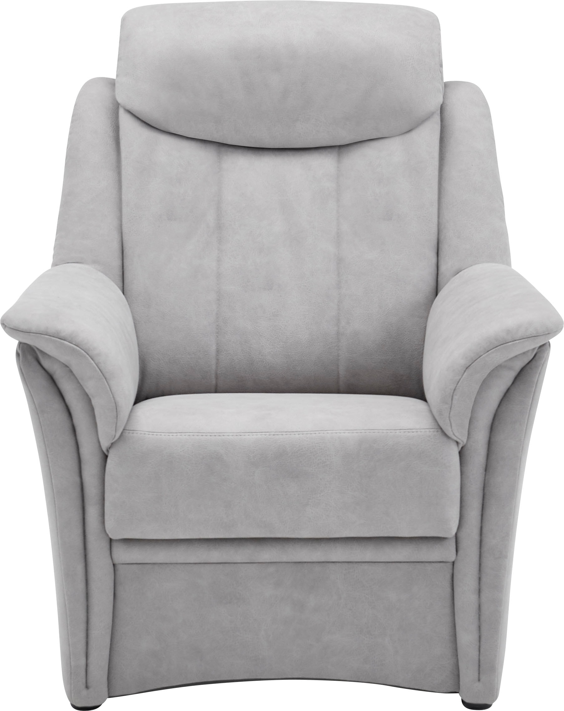 VILLA BECK Polstergarnitur »Lugano«, (Set, 3 tlg.), Kopfteilverstellung, in Sitzhöhe 46 cm, 3-Sitzer und 2x Sessel
