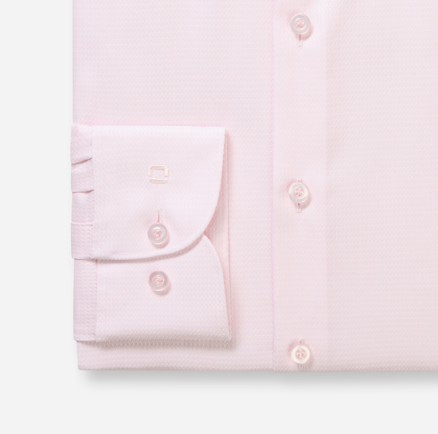 OLYMP Langarmhemd »Level Five« Under-Button-down-Kragen, Businesshemd, body fit, fein strukturiert