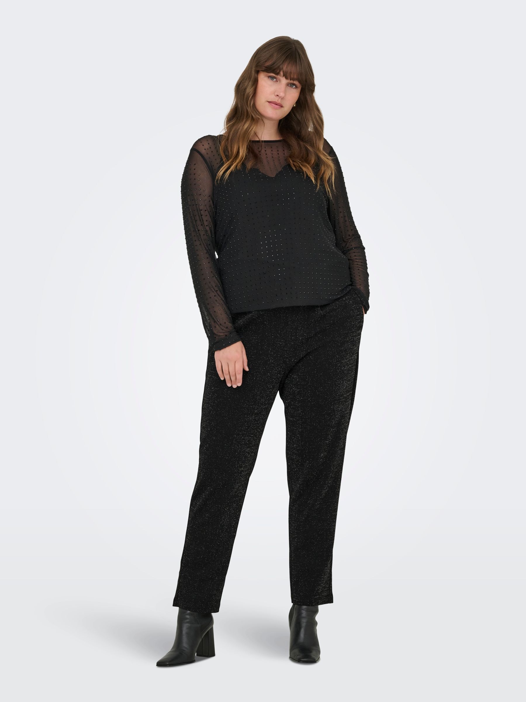 ONLY CARMAKOMA Jogginghose »CARPOPTRASH-ALYA EASY GLIT PANT NOOS«