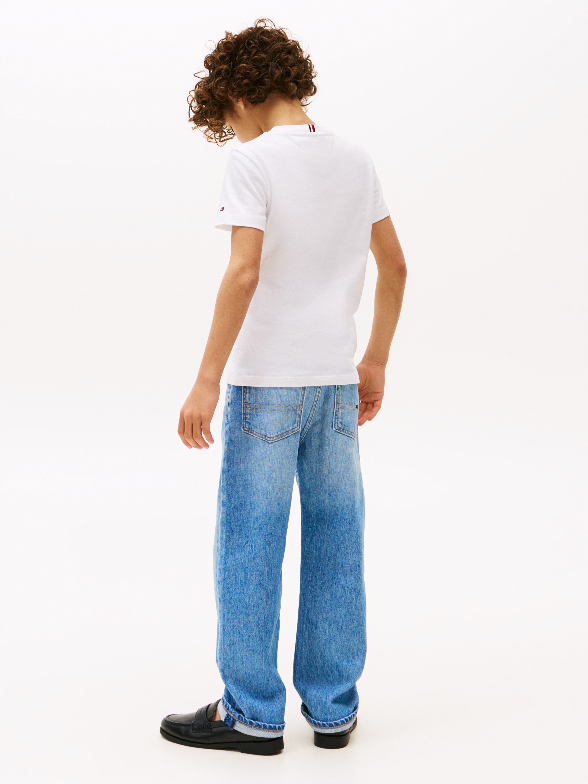 Tommy Hilfiger T-Shirt »TEXTURED GRAPHIC PRINT TEE SS«, für Kinder bis 16 Jahre