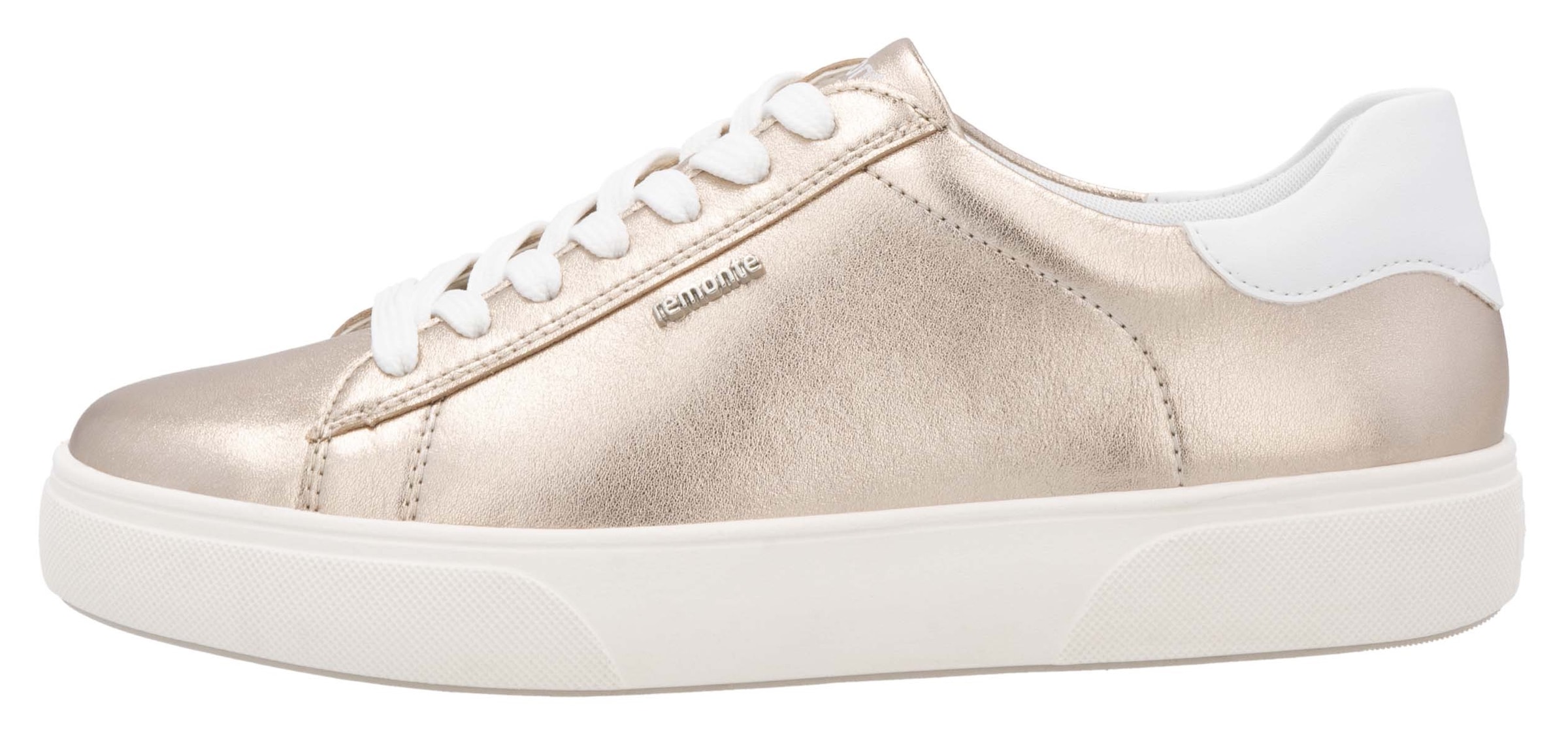 Remonte Plateausneaker, Schnürschuh, Freizeitschuh, Halbschuh mit Kontrastbesatz
