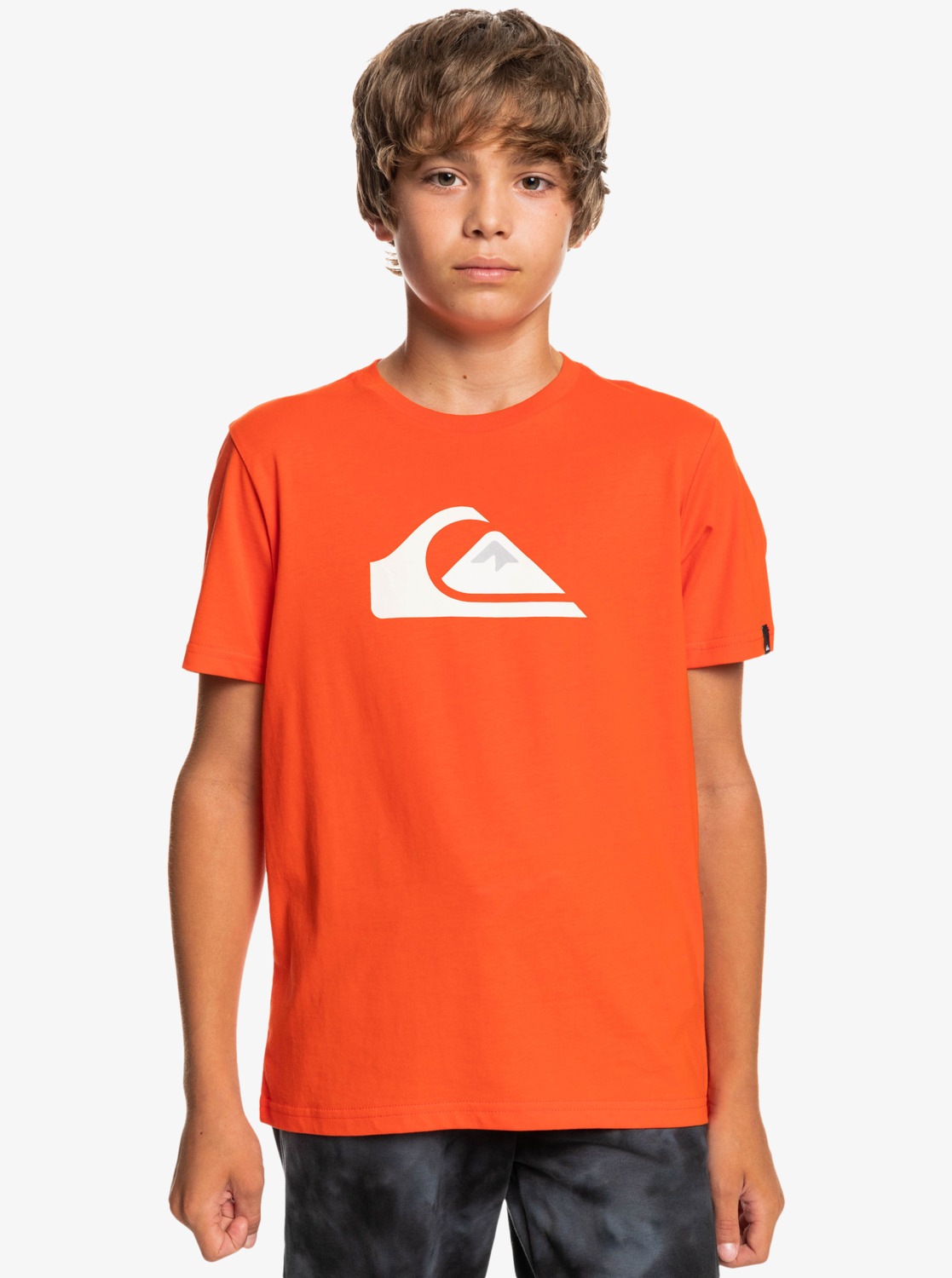 Quiksilver T-Shirt »Comp Logo« in rot, Größe 12(148-156cm)