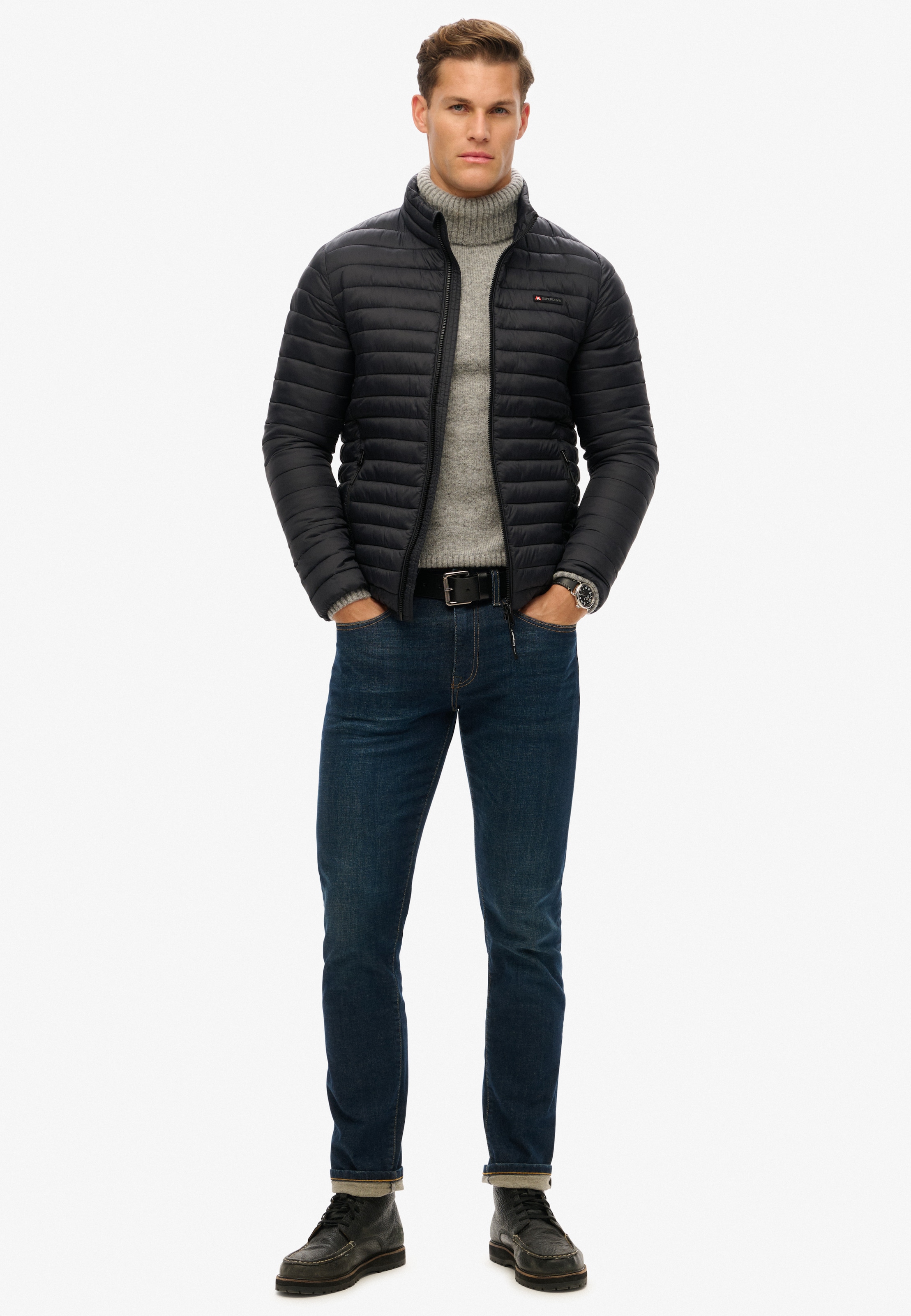 Superdry Steppjacke »NON HOODED FUJI LITE JACKET«, ohne Kapuze