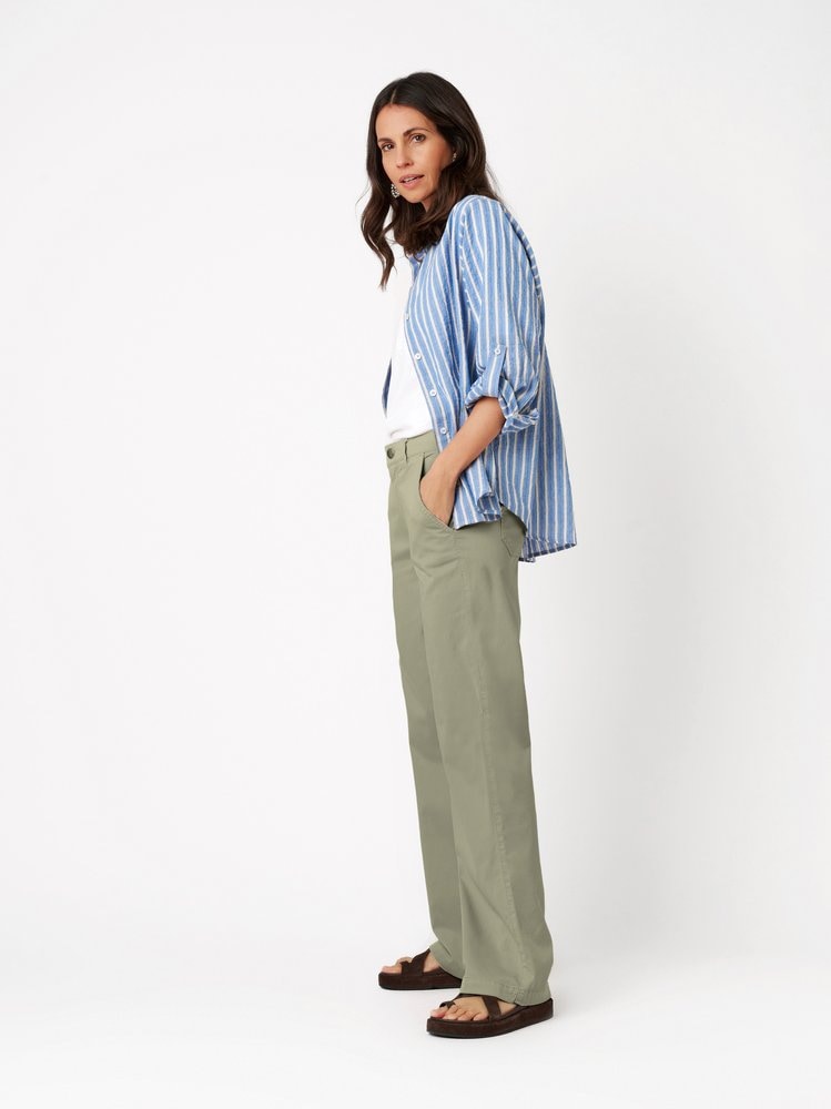 TONI 5-Pocket-Hose »Liv Wide«  aus Baumwollmix mit Modal, Regular-Fit - auch in Kurzgröße erhältlich