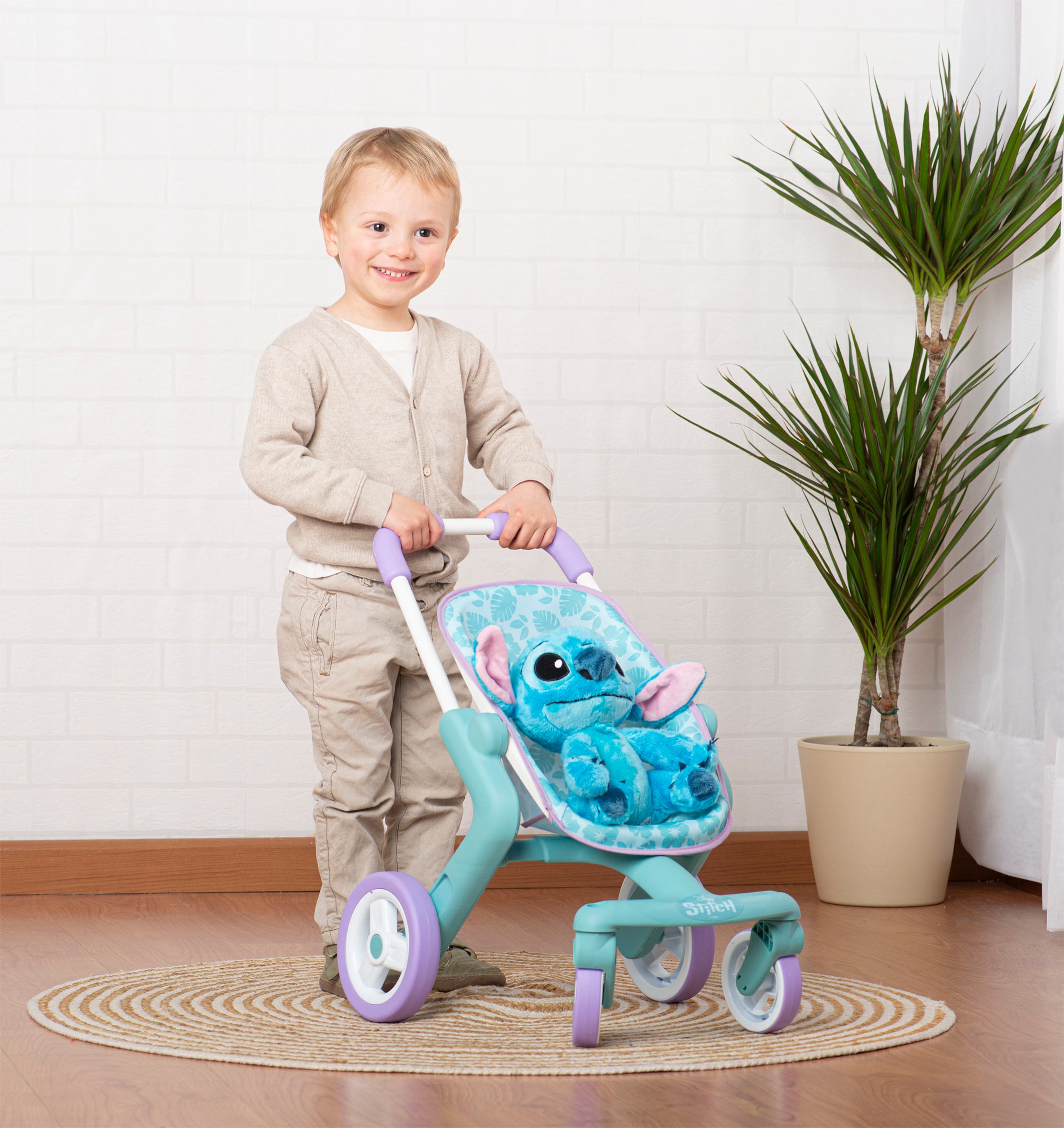 Smoby Puppenbuggy »Stitch, inkl. Stich-Plüsch«, Made in Europe