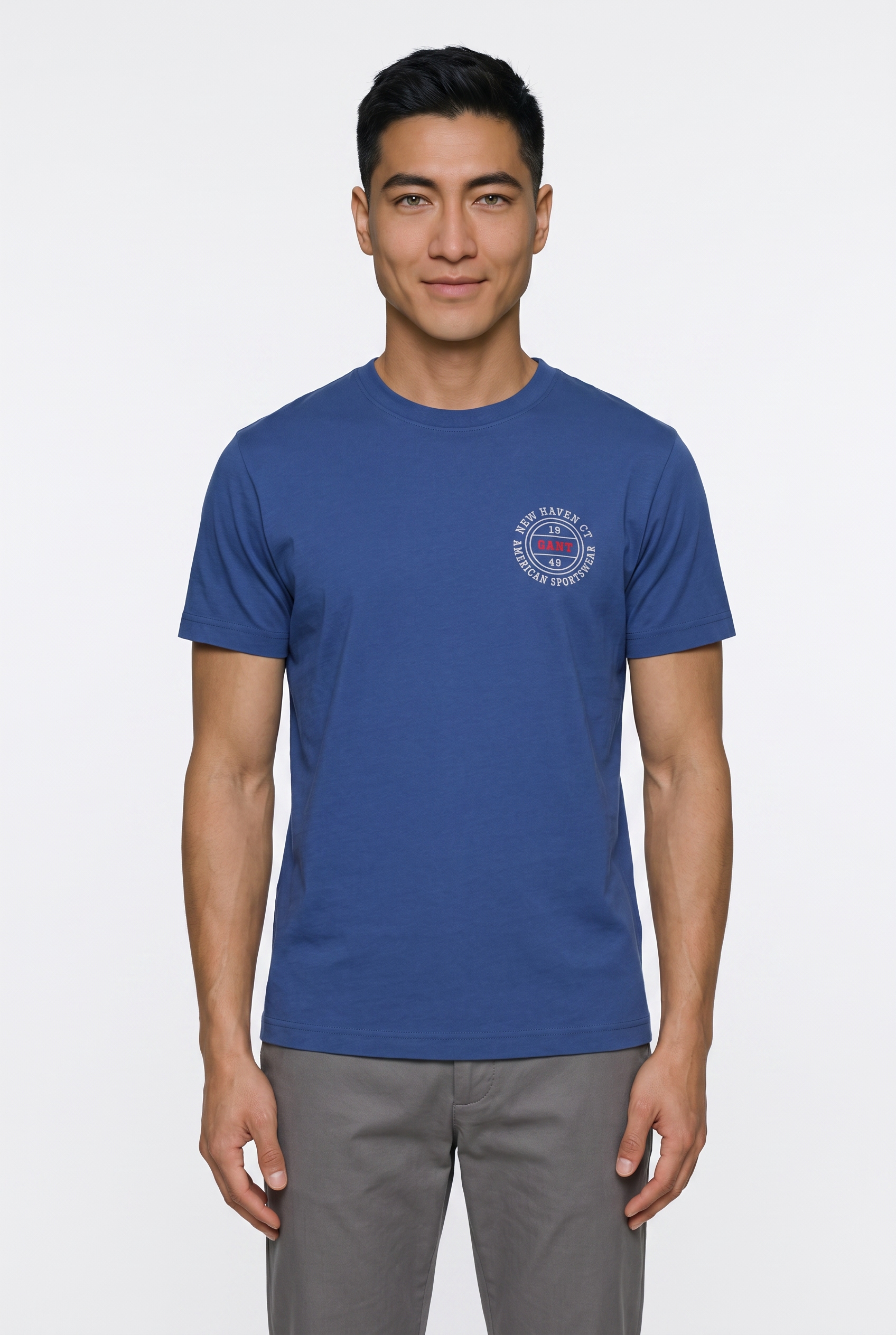 Gant T-Shirt »GRAPHIC SHORT SLEEVE« mit Print vorn, Rundhals