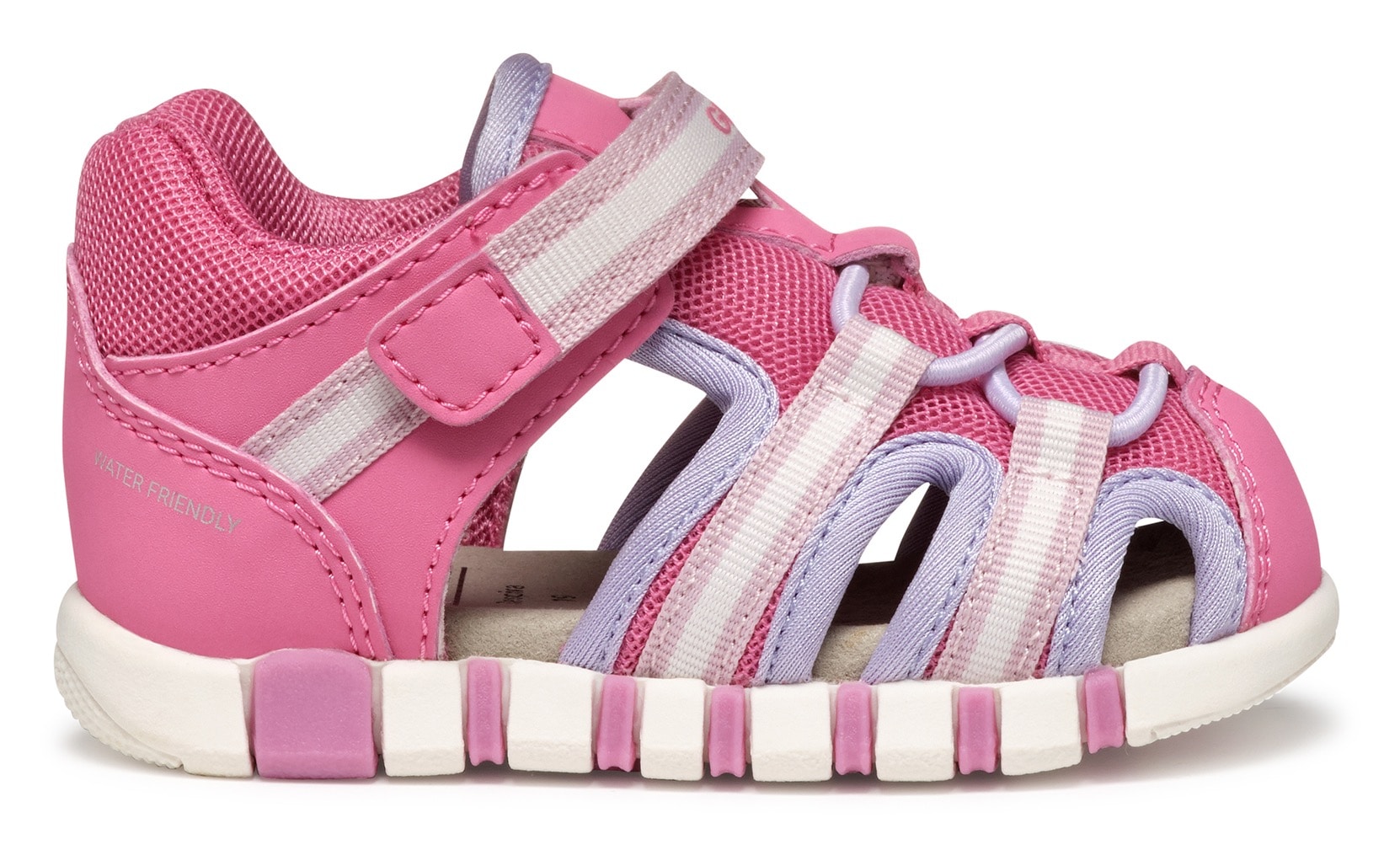 Geox Lauflernschuh »B SANDAL IUPIDOO GIR«, Sandale, Klettschuh, Babyschuh im sportlichen Trekking Look