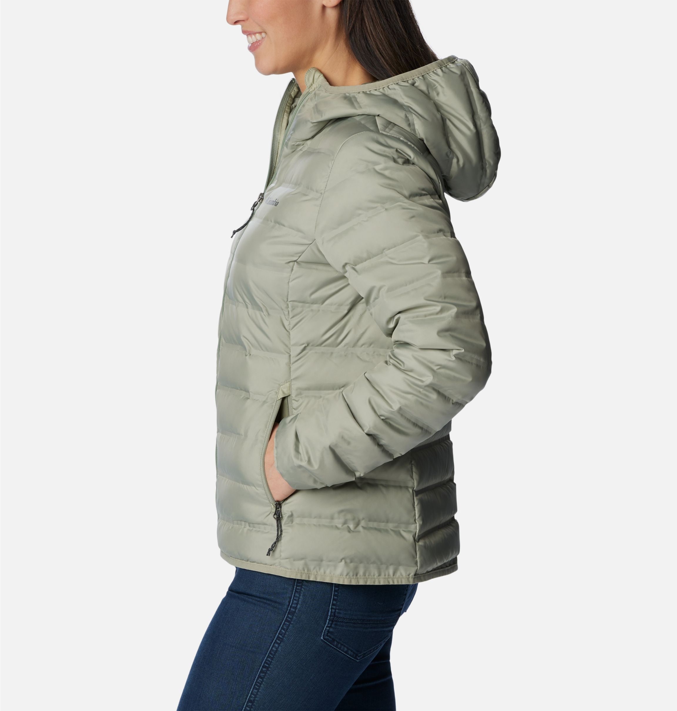 Columbia Daunenjacke »Lake 22 II Down Hooded Jacket«, Übergangsjacke die Wasserabweisend ist