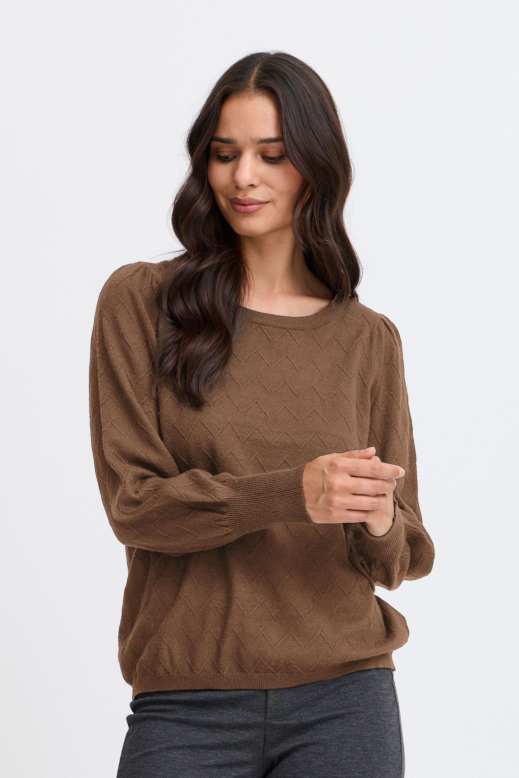 fransa Strickfleece-Pullover »Strickpullover FRMELANI PU 3«