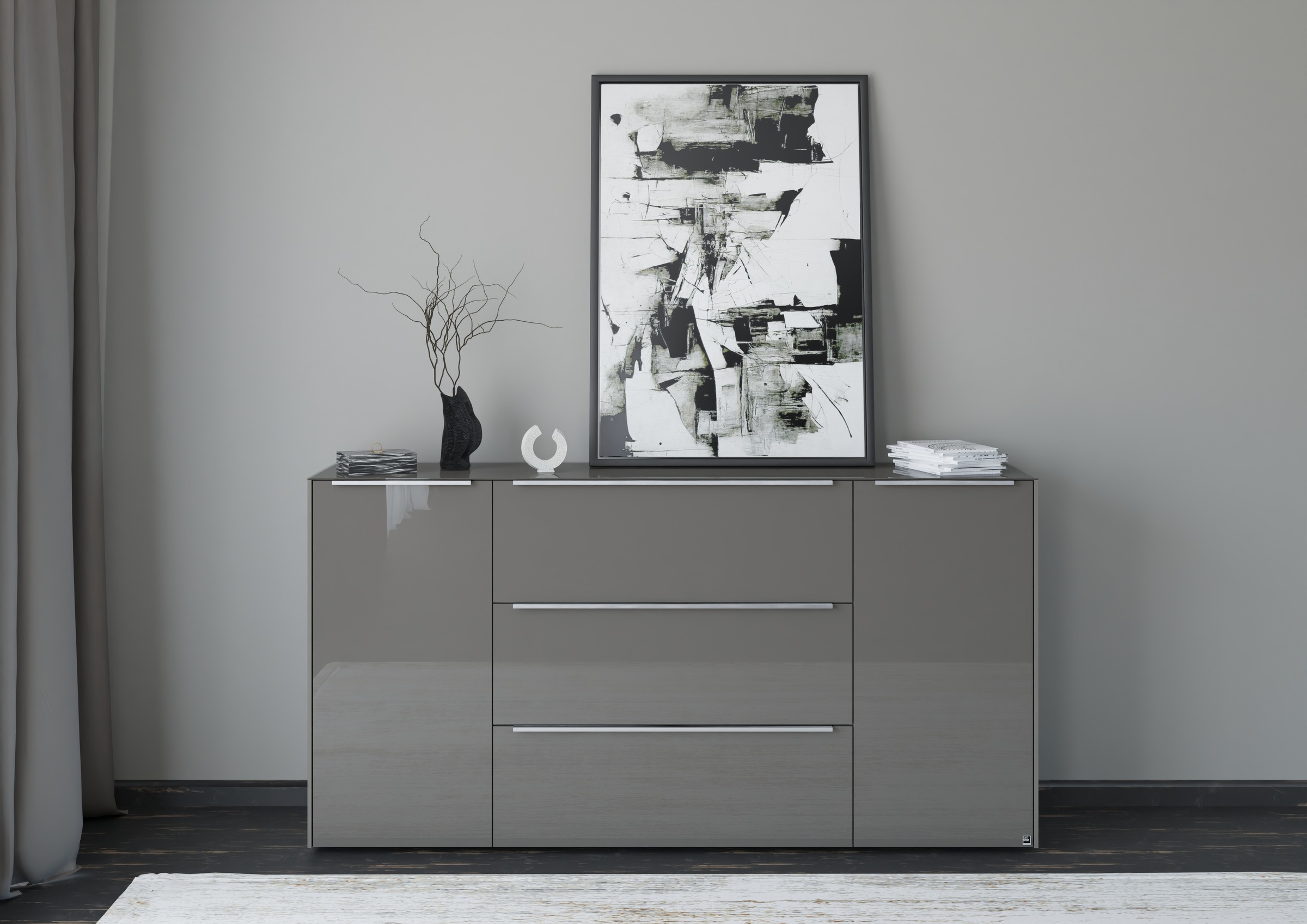 set one by Musterring Sideboard »Reno« 1 Stk. tlg. Mit Gleitern und in verschiedenen Farben erhältlich