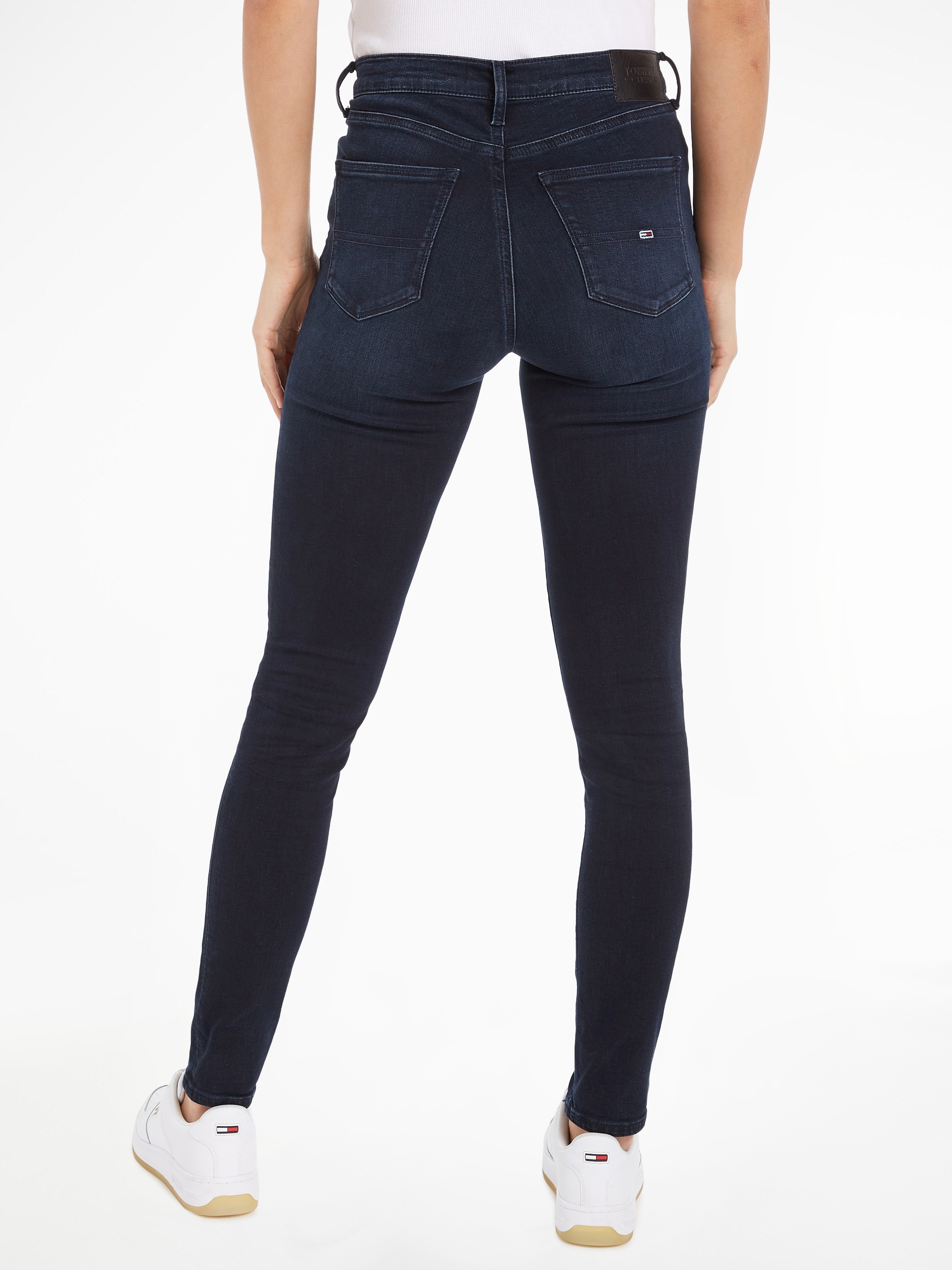 Jeans OTTO Tommy Logostickerei Skinny-fit-Jeans, mit Shop Logobadge Online kaufen im und
