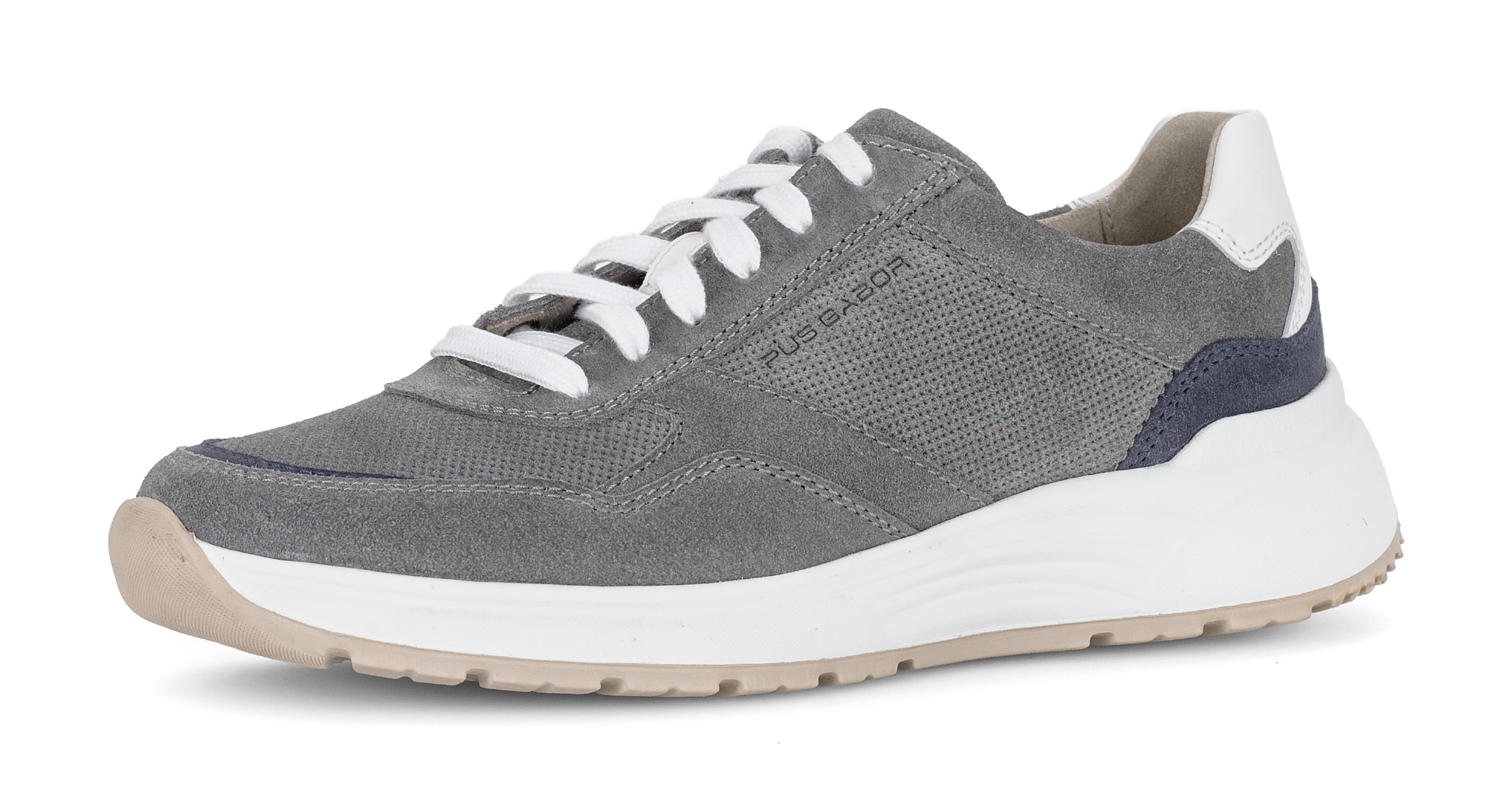 Pius Gabor Sneaker  , Freizeitschuh, Halbschuh, Schnürschuh mit Kontrastbesätzen, G-Weite
