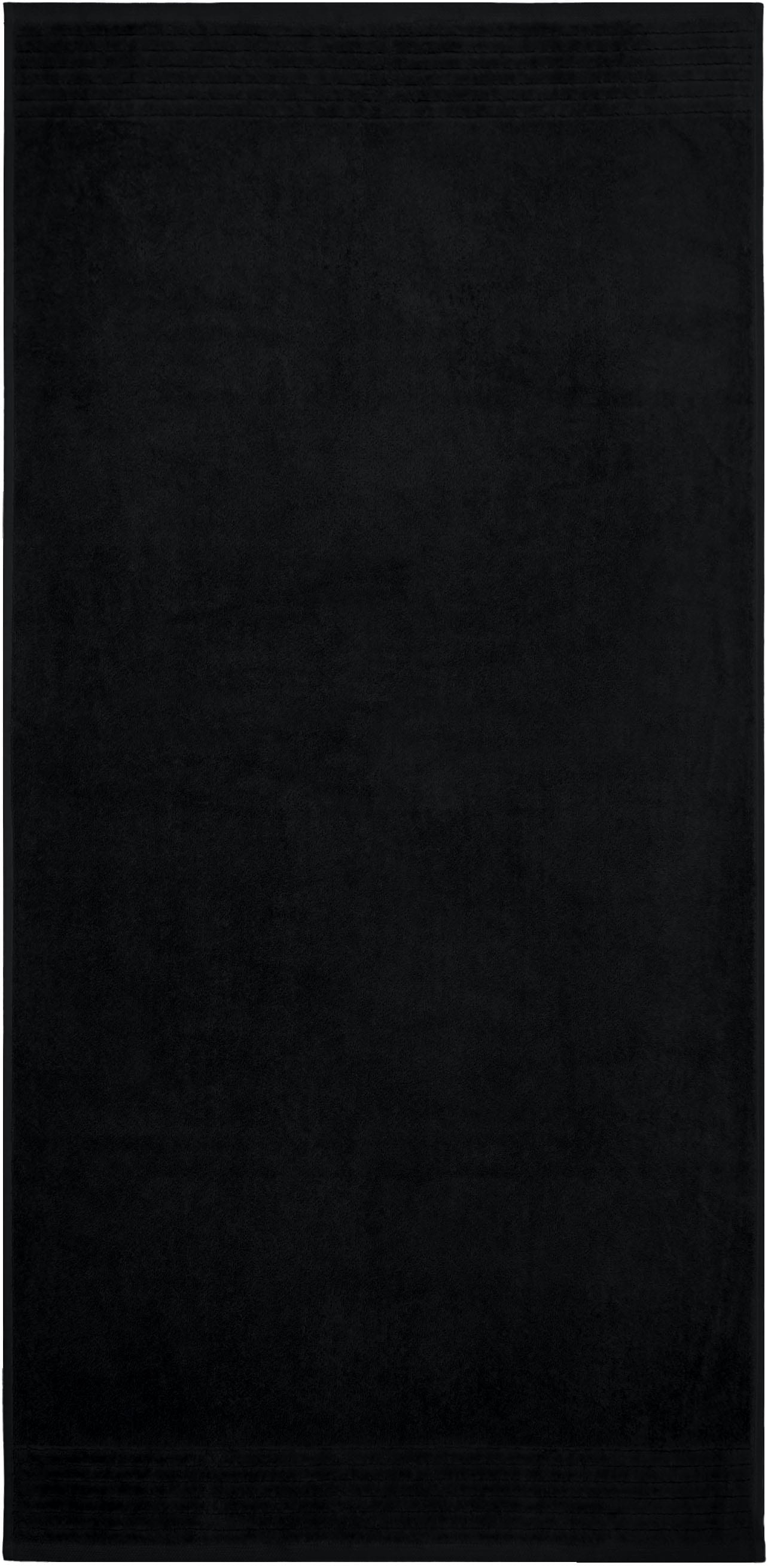my home Duschtücher »Sanremo Premium, Premium Handtücher, 600 gr/m², 70x140cm«, (Set, 4 St., 2x 70x140cm), mit Bordüre, einfarbig, flauschig und weich, dicke Qualität