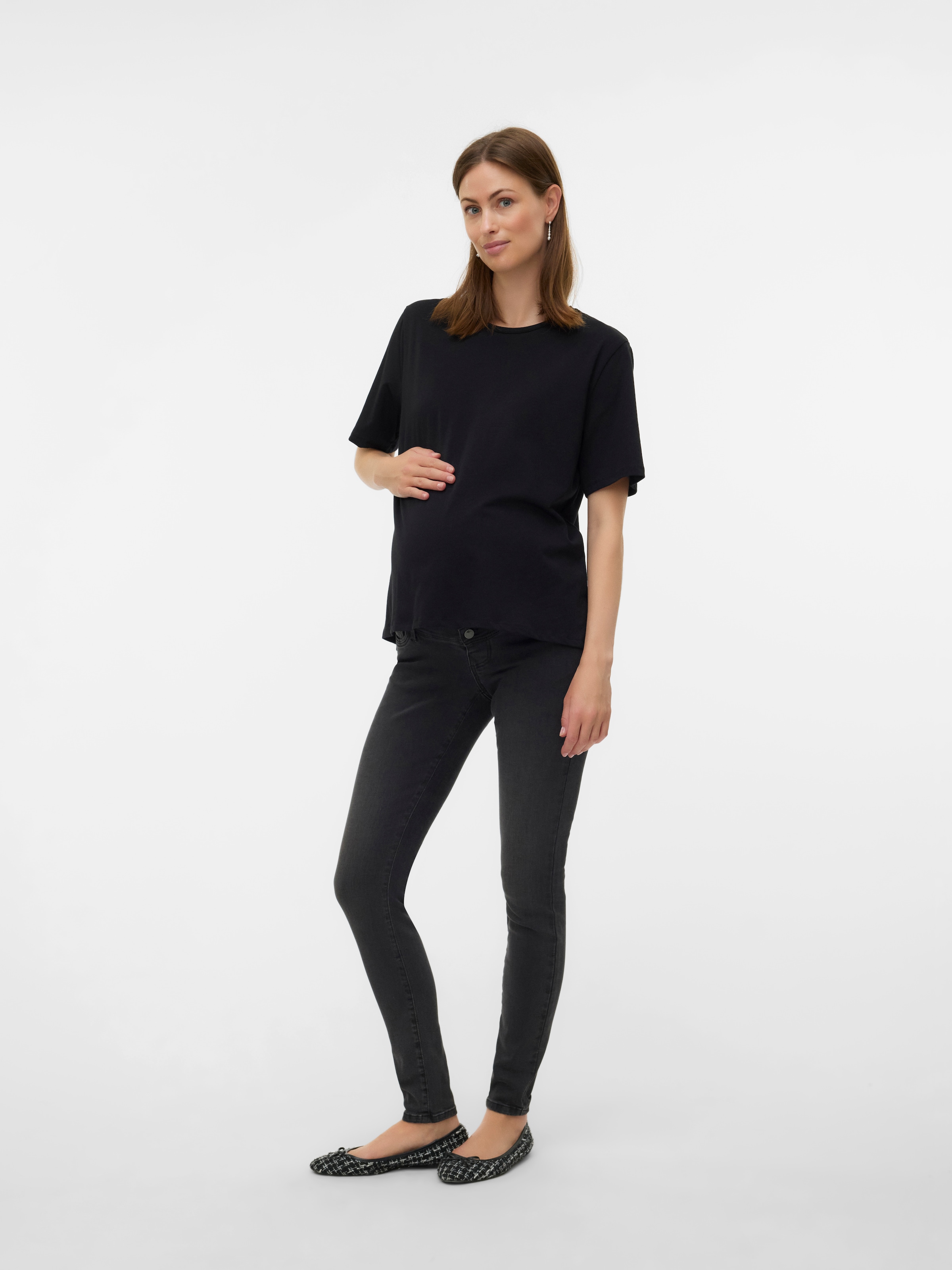 Mamalicious Umstandsjeans »MLMILA SLIM DG JEANS NOOS«
