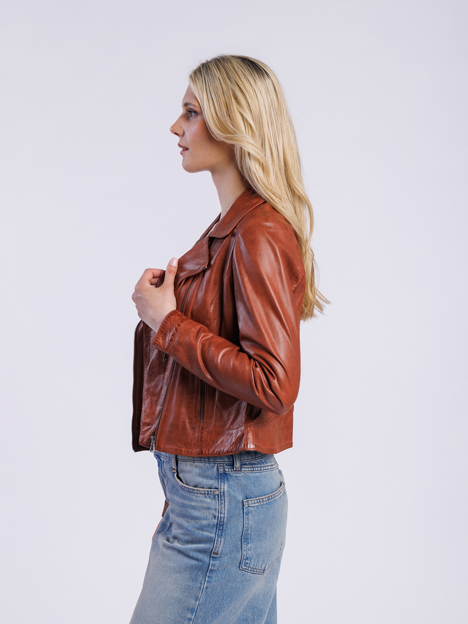 Freaky Nation Lederjacke »Runa-FN NYC«