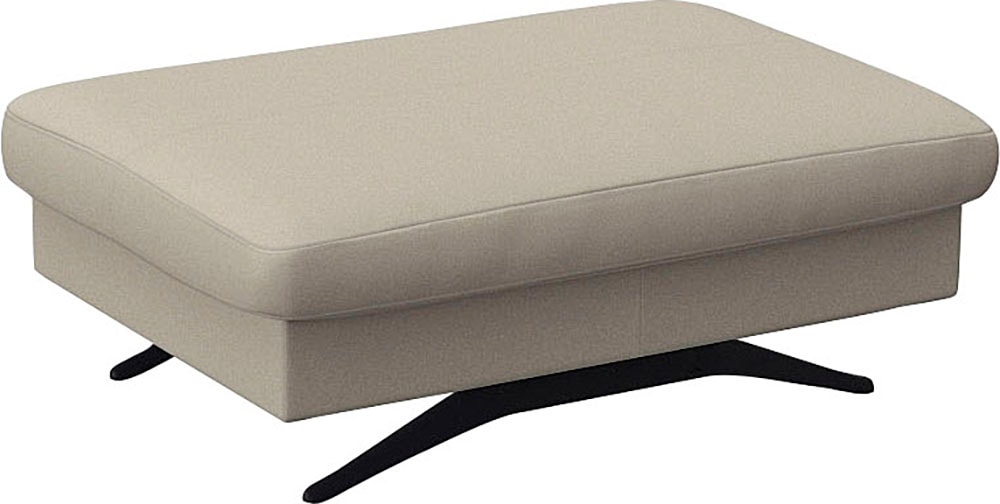 FLEXLUX Pouf »Glow Sitzhocker, Polsterhocker« Hocker mit Stauraum, Fuß schwarz