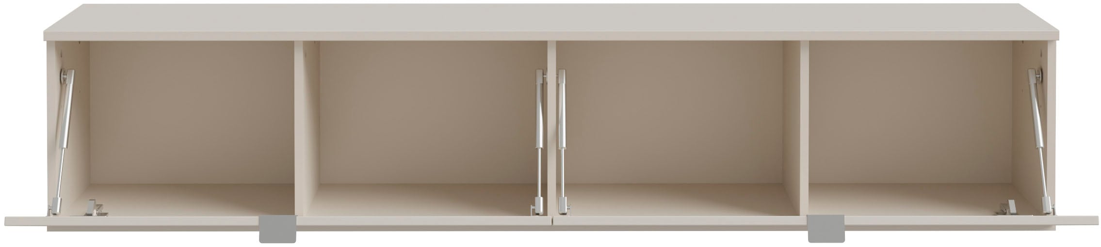 FORTE Lowboard »LibertadTV-Board, TV-Schrank«, großes TV Board, erweiterbar, Wandmontage, Metallgriff