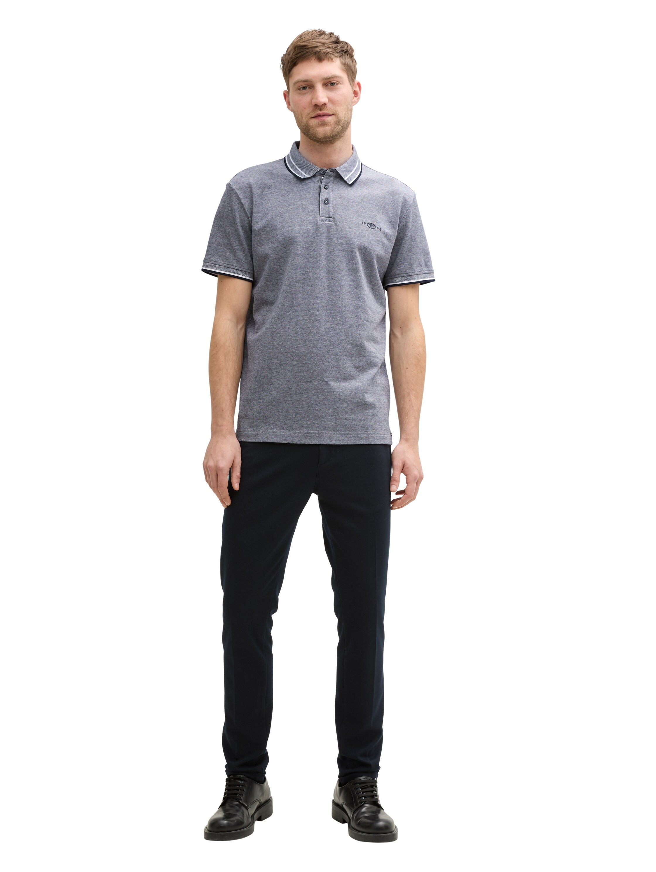 TOM TAILOR Poloshirt, mit Logo Stickerei