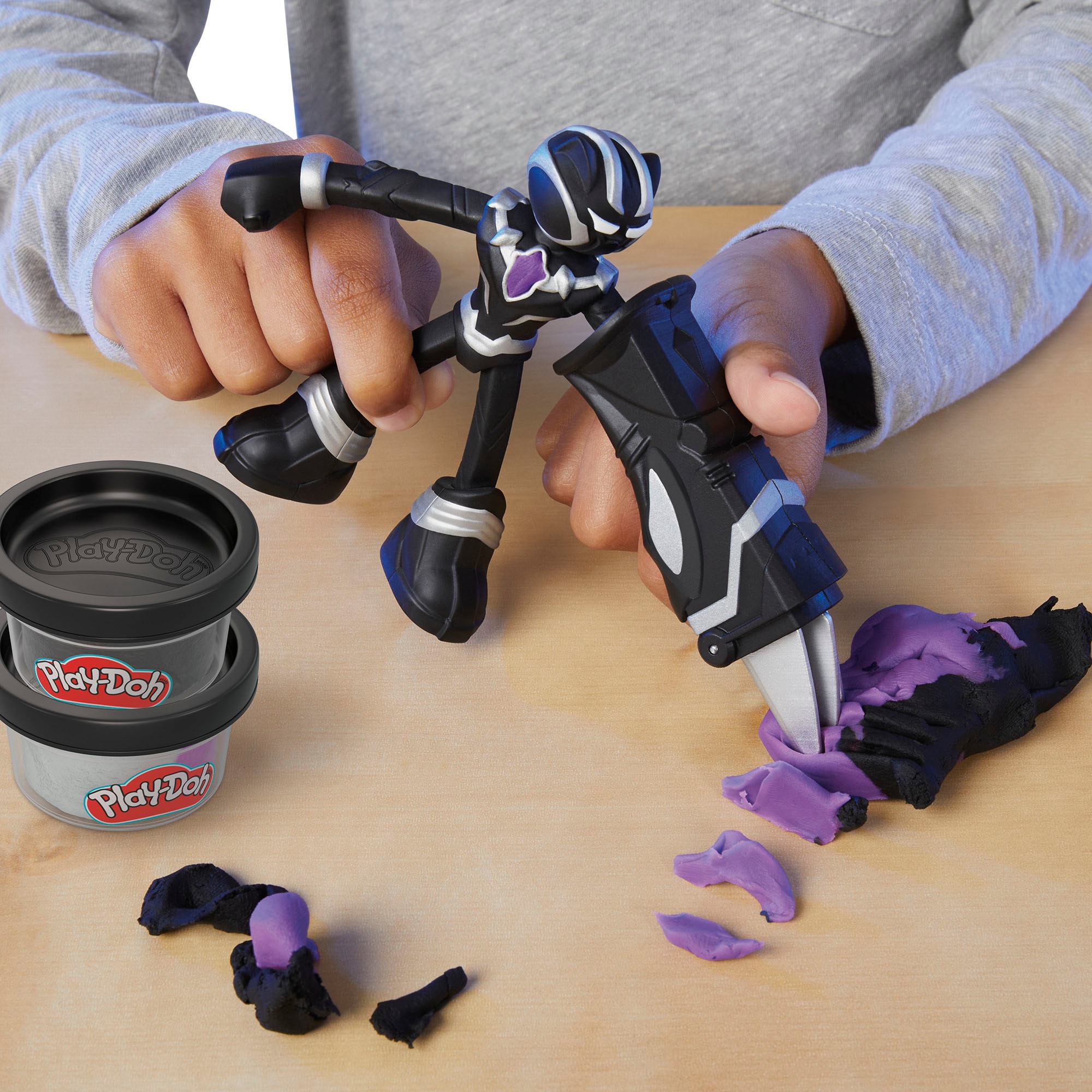 Hasbro Knete »Play-Doh, Marvel Black Panther Action Krallen«