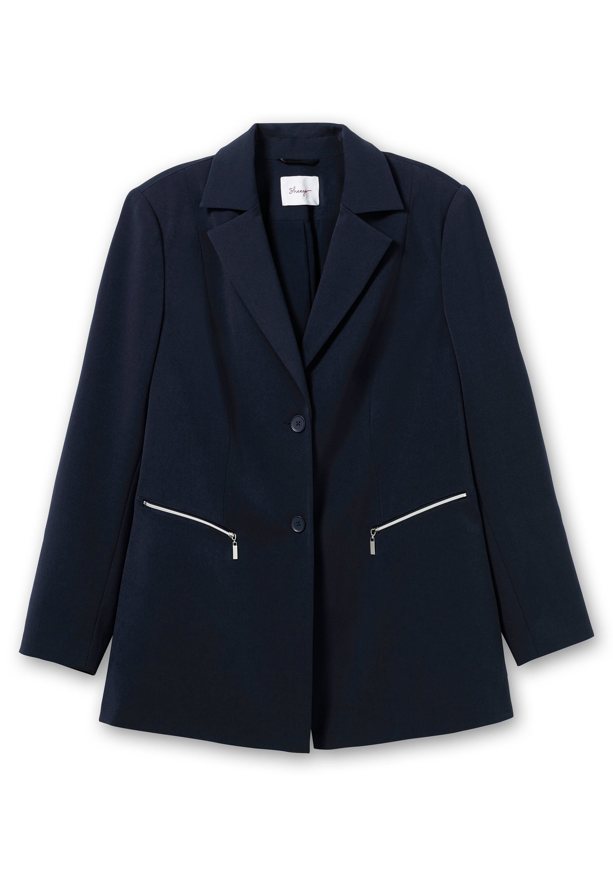 Sheego Jackenblazer »Blazer mit Reißverschluss-Taschen«
