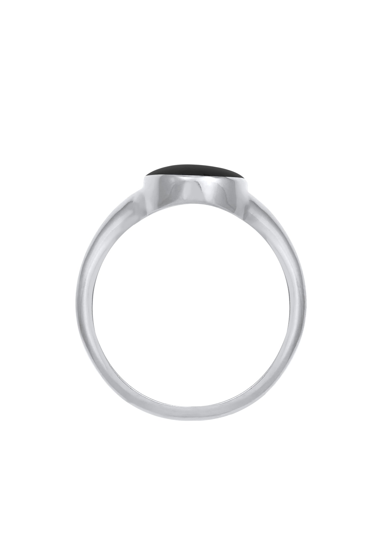 Elli Siegelring »Ring Siegelring Emaille Oval 925 Silber«