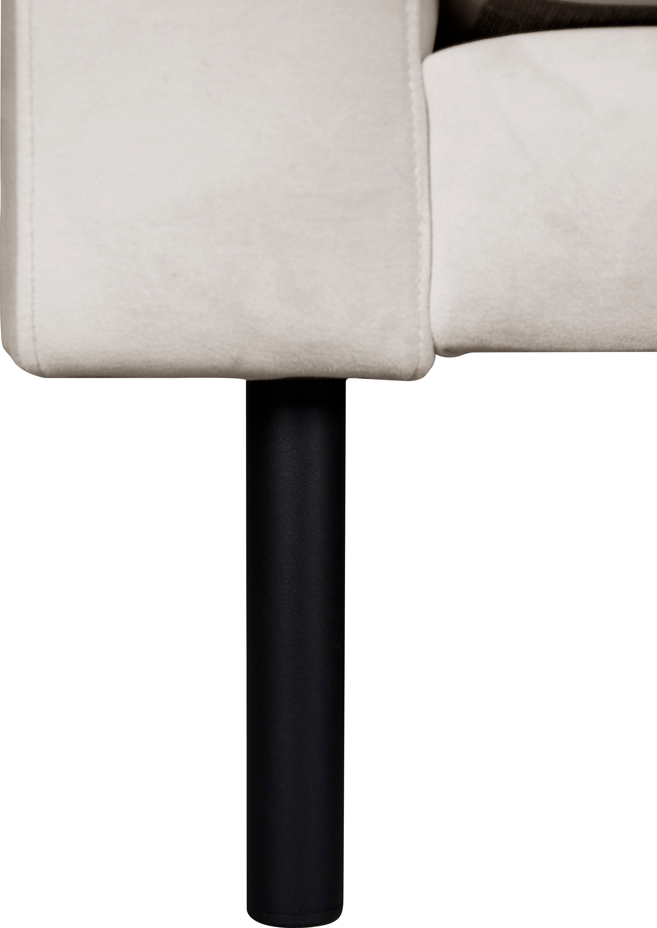 Home affaire 2-Sitzer »Lillibeth Designsofa mit Wellenunterfederung, Maße B/T/H: 155/74/83 cm«, Zierkissen als Wendekissen, in Samtoptik oder Cord