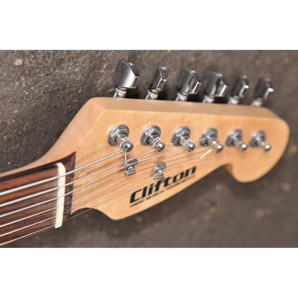 Clifton E-Gitarre »E-Gitarren Set, 10 teilig«