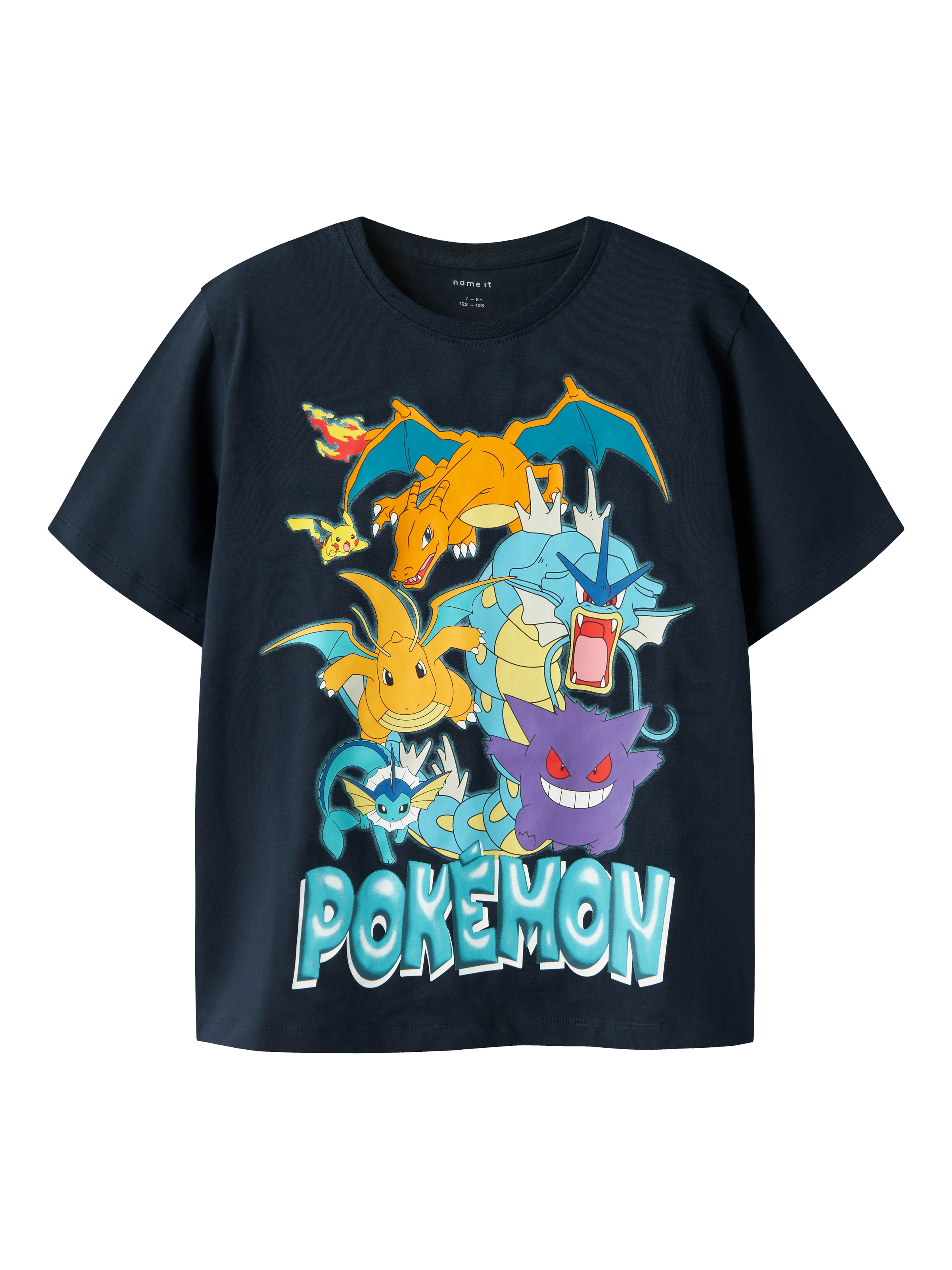 Name It T-Shirt »NKMMAJO POKEMON SS NREG TOP BOX NOOS SKY« Baumwollmischung, Pokémon Druck, Kurzarm